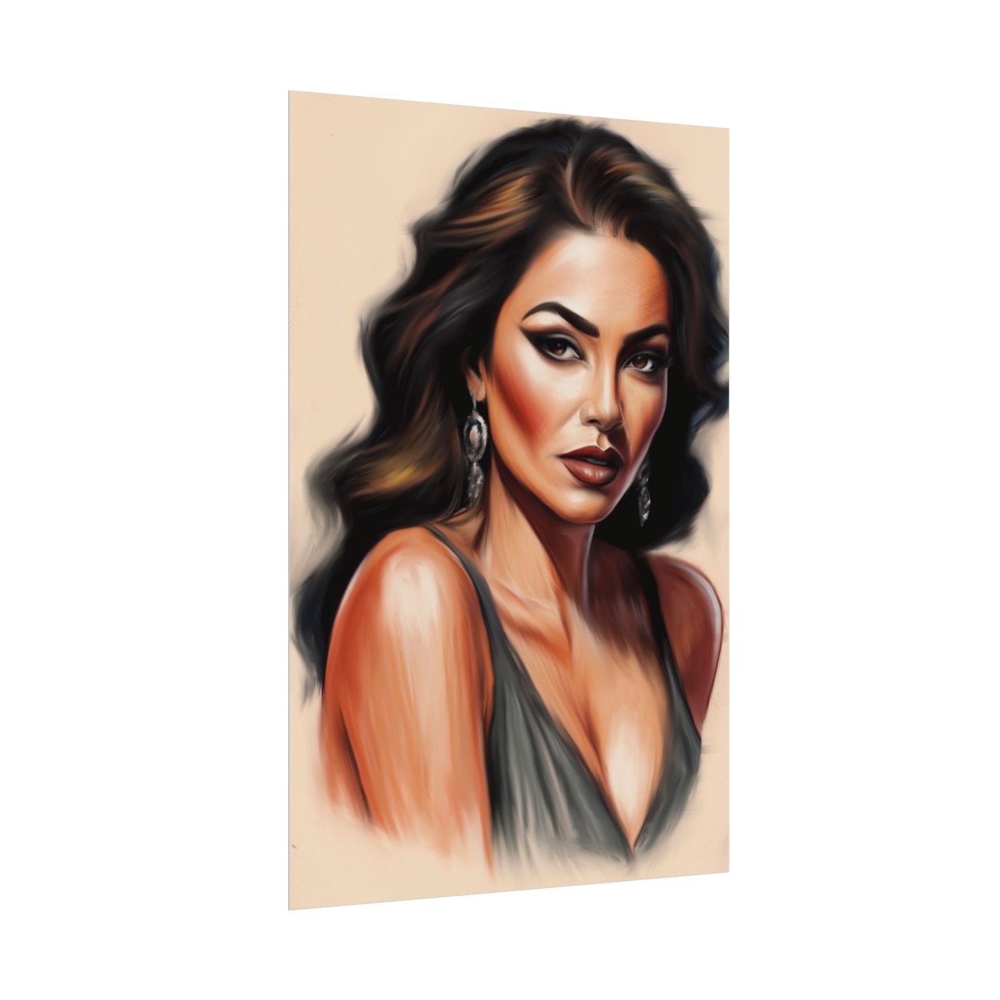 Elegant Watercolor Matte Poster - Stylish Home Decor Art