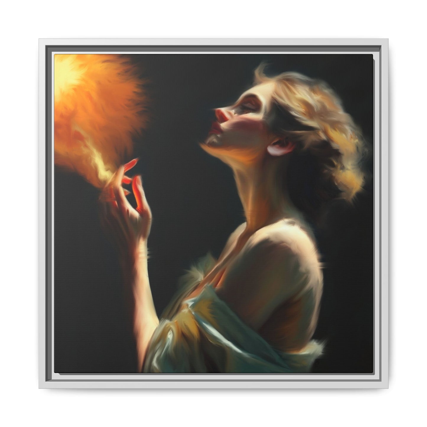 Framed Art Print, Digital Art Print, Elegant Matte Canvas, Modern Home Decor, Art for Living Room, Gift for Art Lovers, Stylish Wall Art