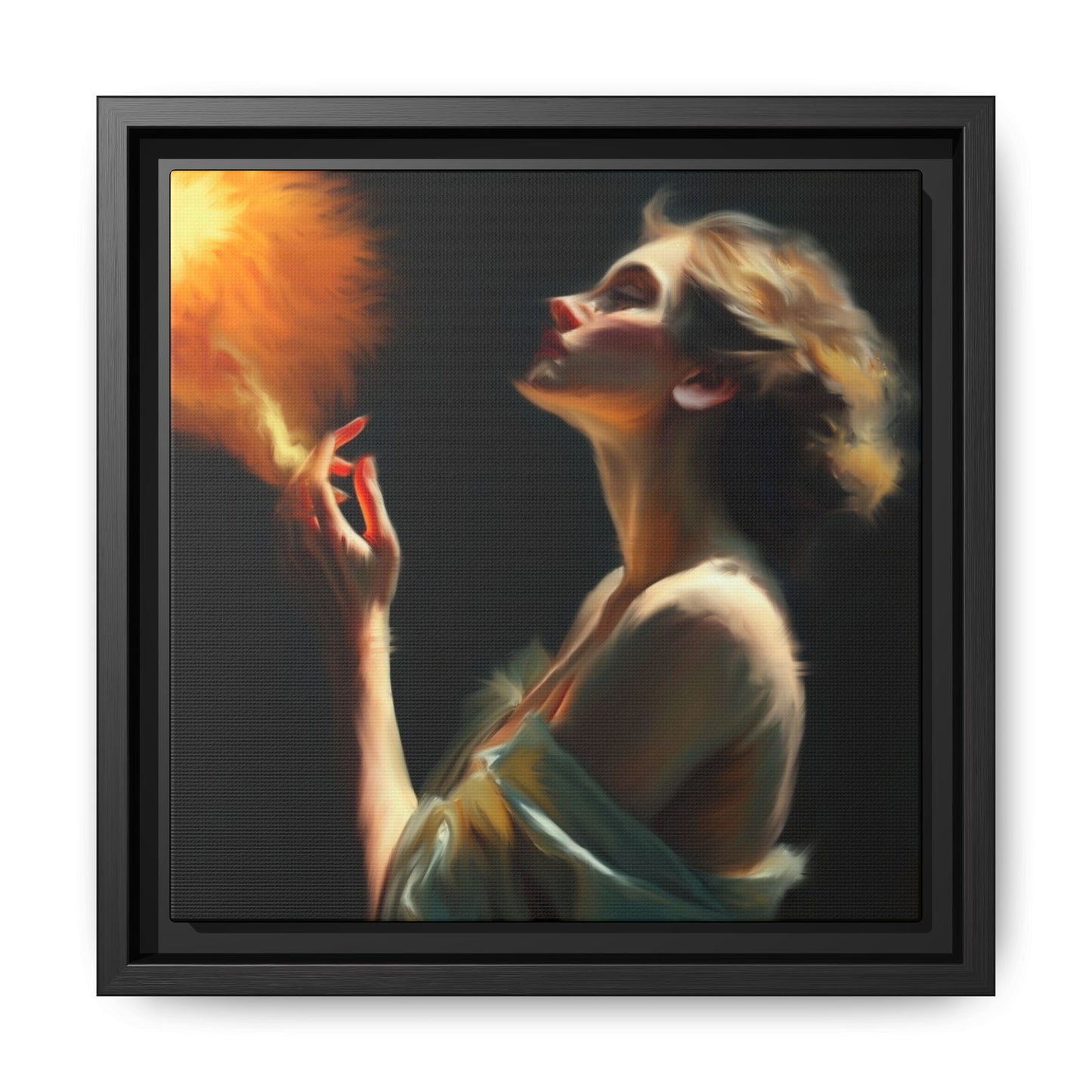 Framed Art Print, Digital Art Print, Elegant Matte Canvas, Modern Home Decor, Art for Living Room, Gift for Art Lovers, Stylish Wall Art