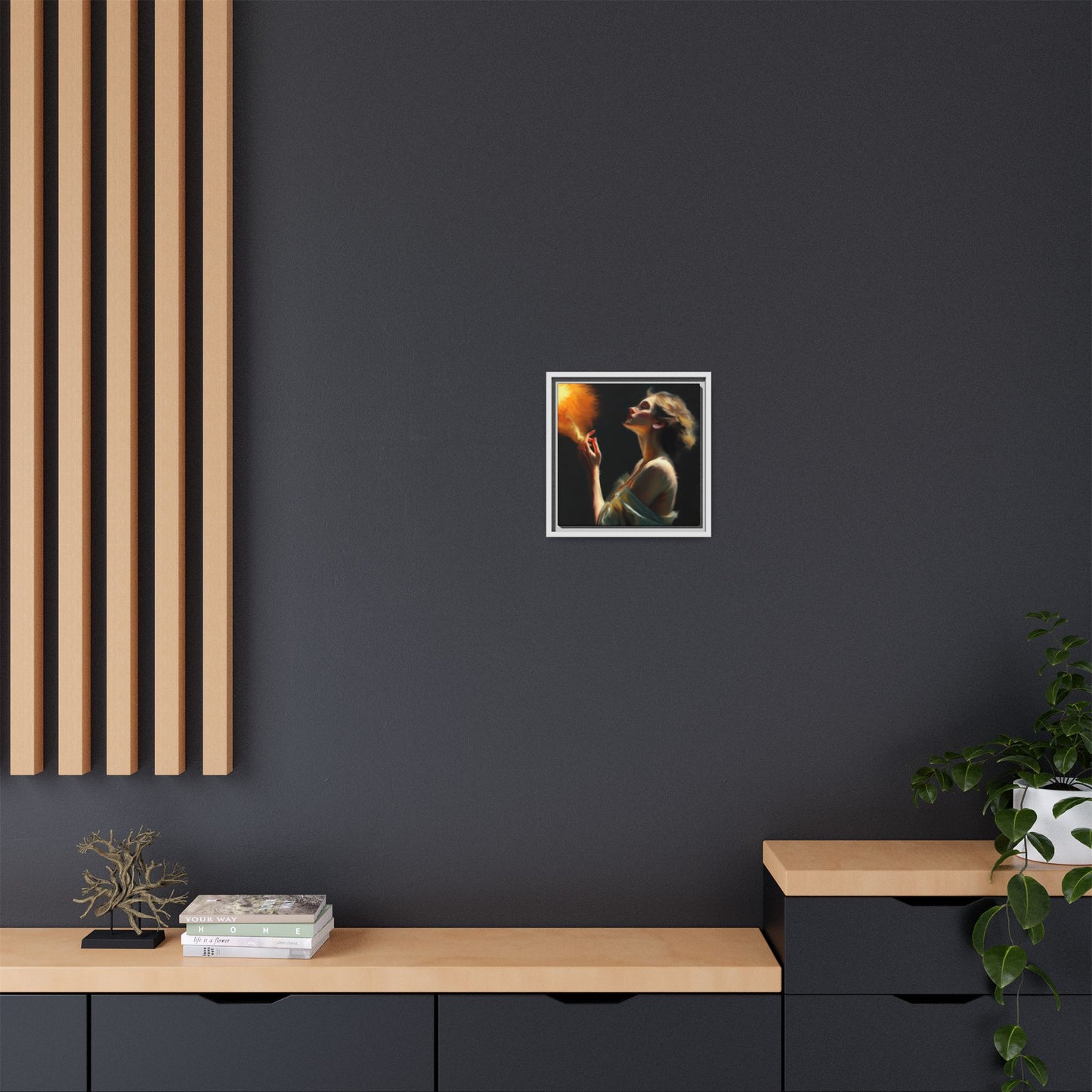 Framed Art Print, Digital Art Print, Elegant Matte Canvas, Modern Home Decor, Art for Living Room, Gift for Art Lovers, Stylish Wall Art