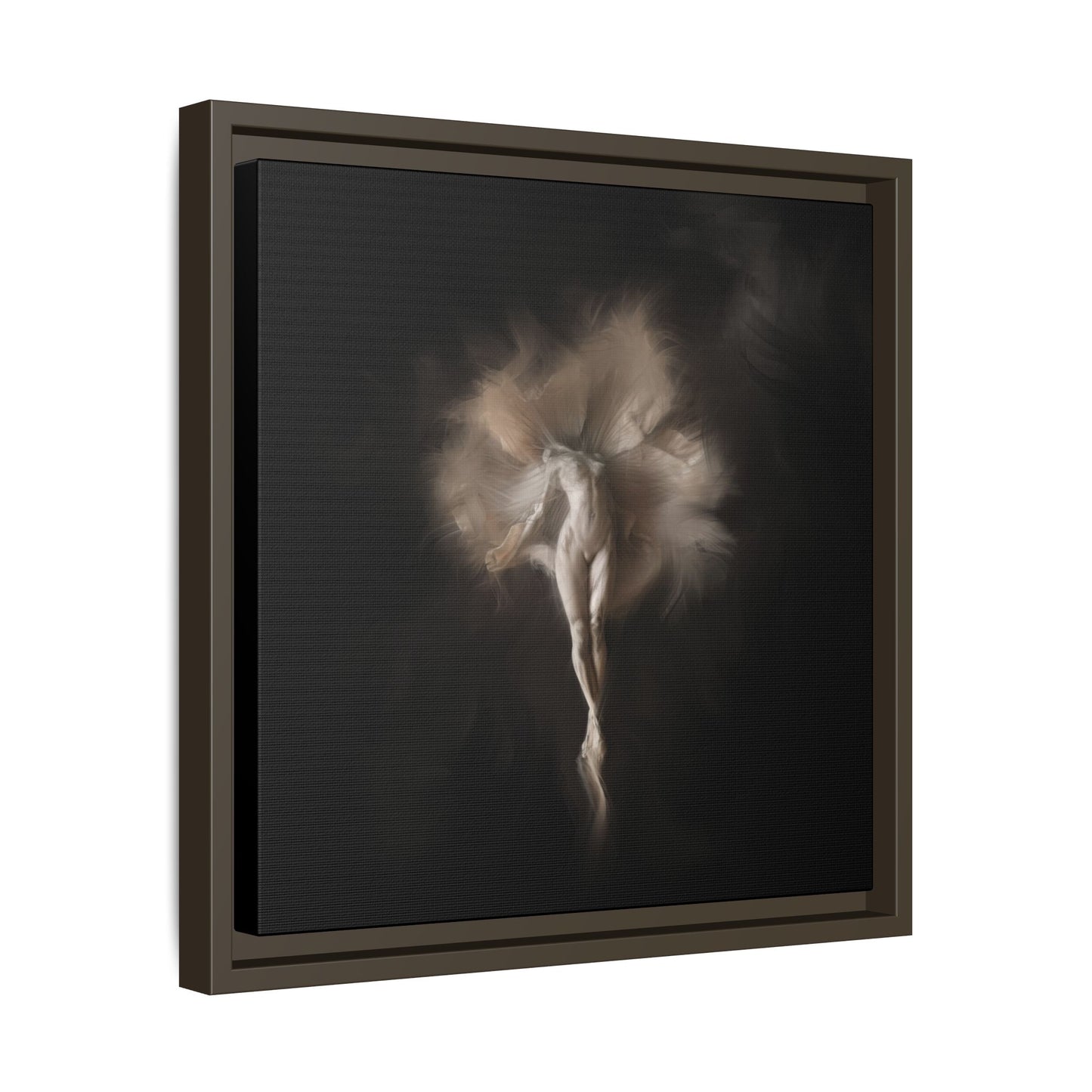 Elegant Framed Canvas Art, Ethereal Dancer Wall Decor, Home Aesthetic, Ballet Art, Gift for Dance Lovers, Living Room Decoration