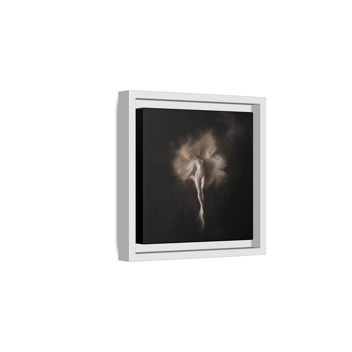 Elegant Framed Canvas Art, Ethereal Dancer Wall Decor, Home Aesthetic, Ballet Art, Gift for Dance Lovers, Living Room Decoration