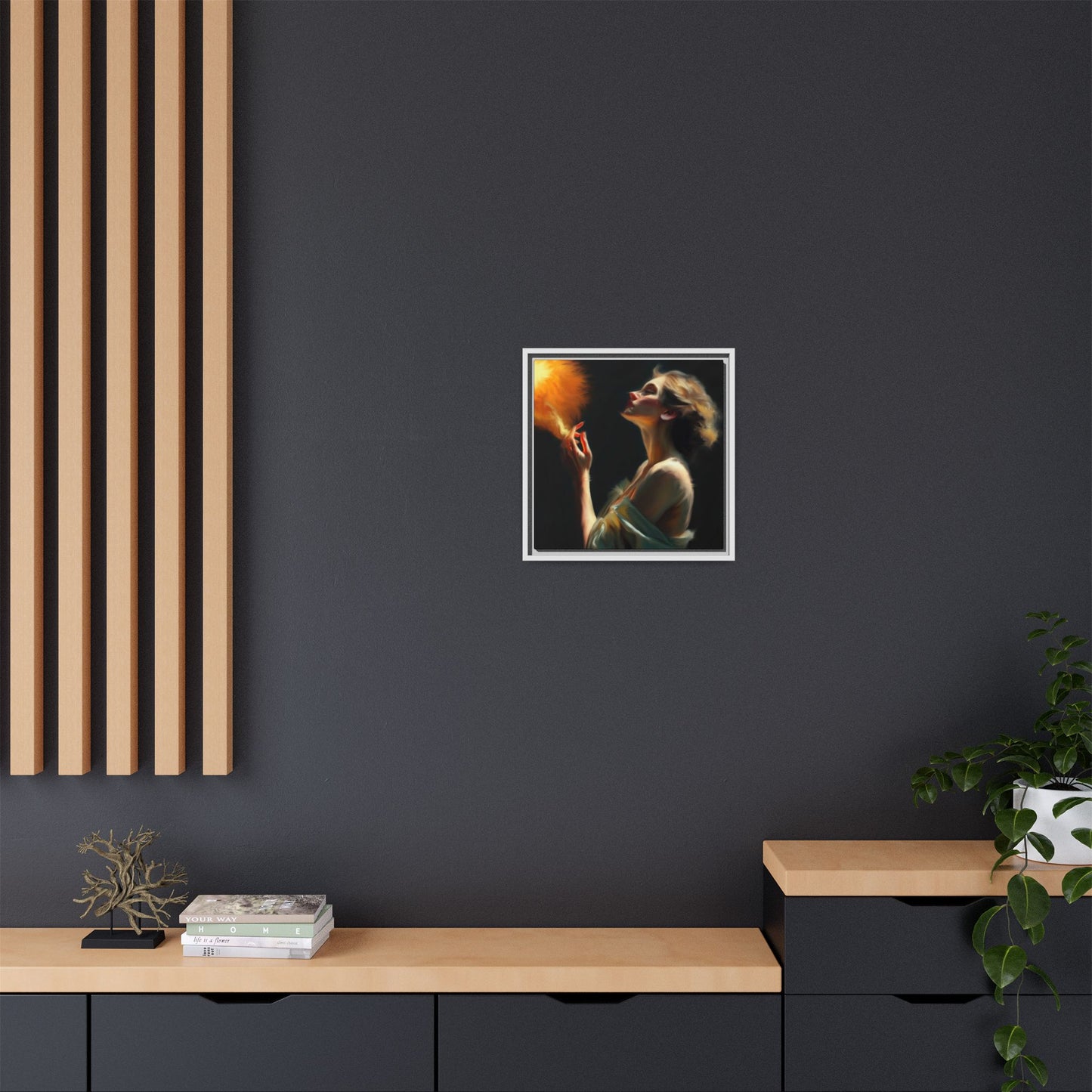 Framed Art Print, Digital Art Print, Elegant Matte Canvas, Modern Home Decor, Art for Living Room, Gift for Art Lovers, Stylish Wall Art