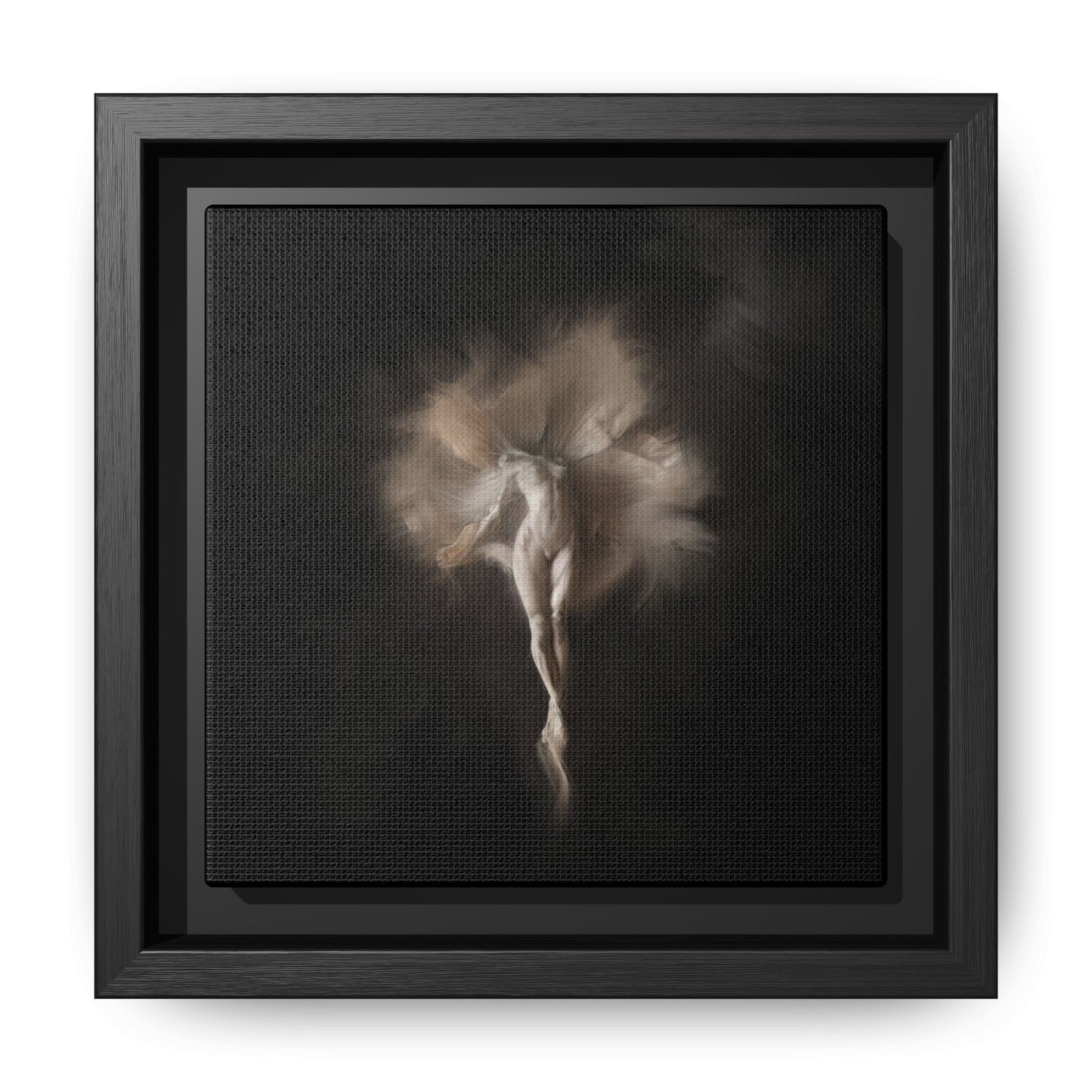 Elegant Framed Canvas Art, Ethereal Dancer Wall Decor, Home Aesthetic, Ballet Art, Gift for Dance Lovers, Living Room Decoration