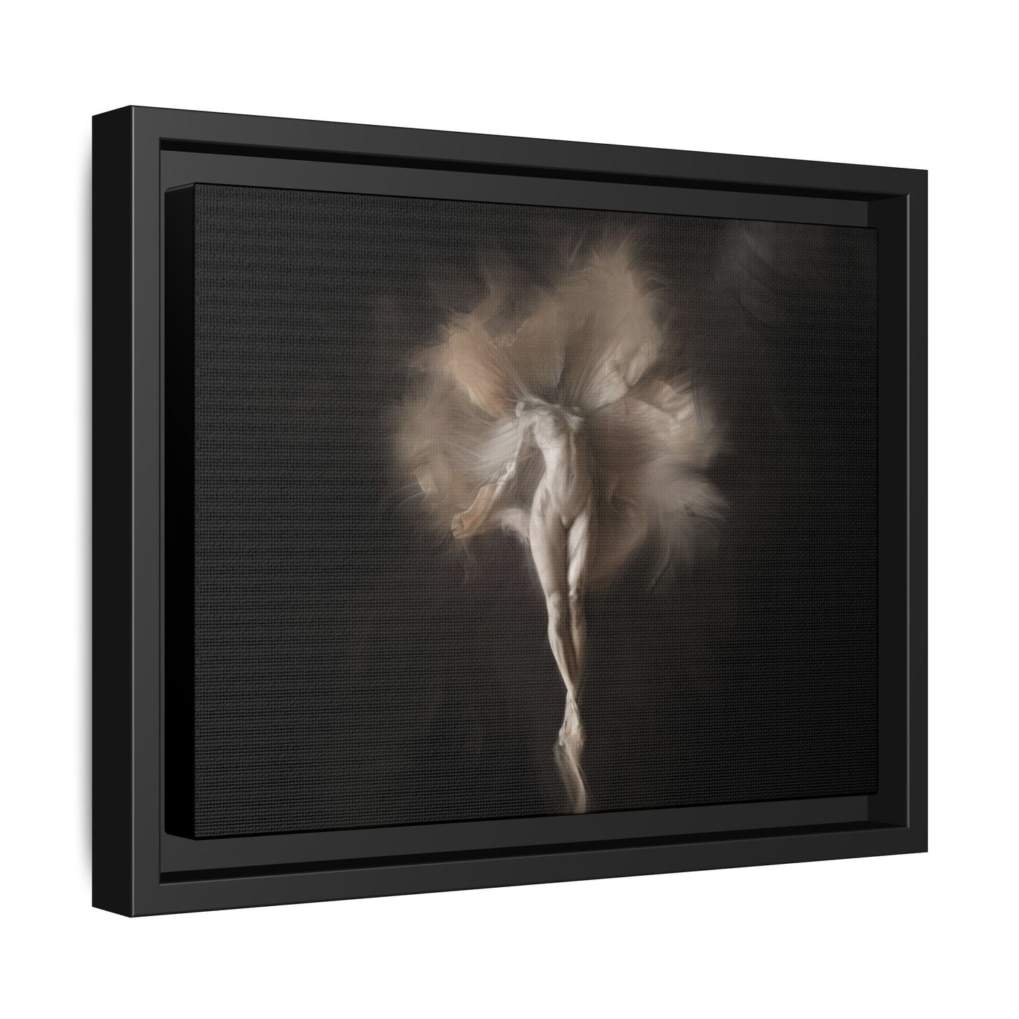Elegant Framed Canvas Art, Ethereal Dancer Wall Decor, Home Aesthetic, Ballet Art, Gift for Dance Lovers, Living Room Decoration