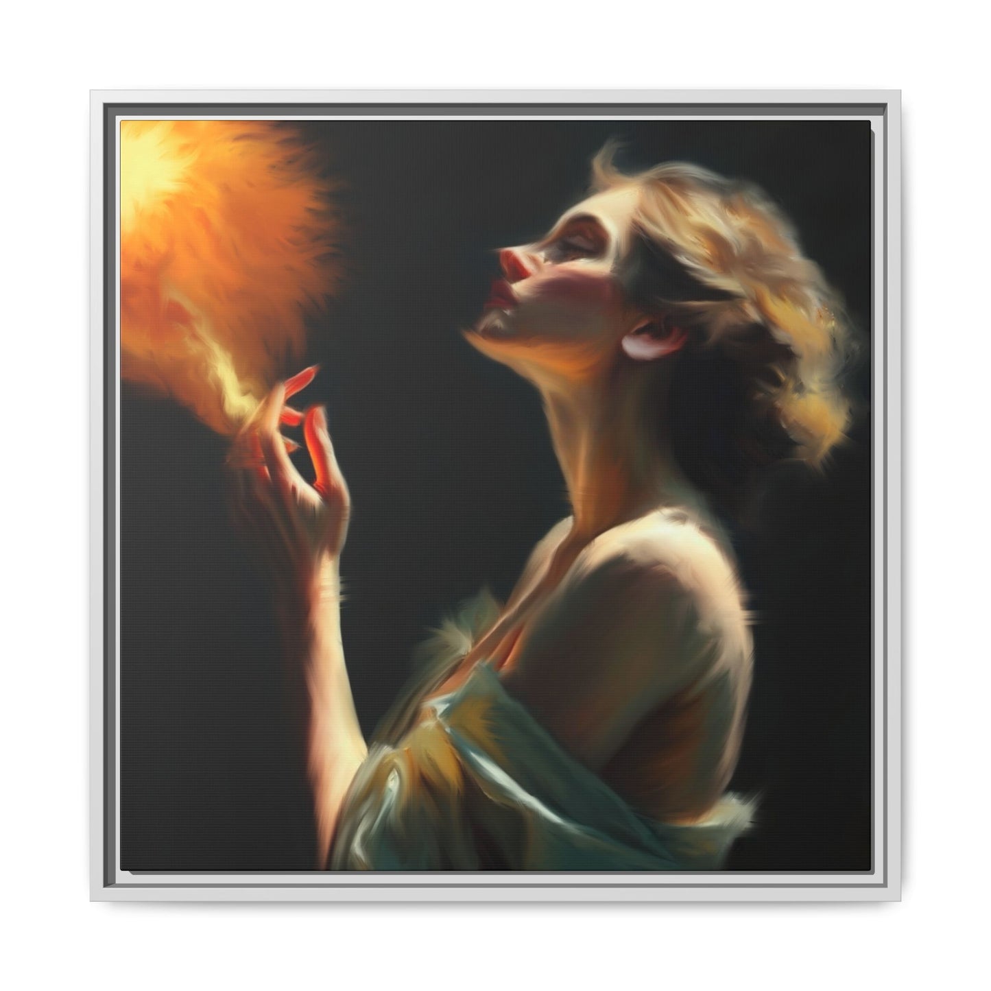 Framed Art Print, Digital Art Print, Elegant Matte Canvas, Modern Home Decor, Art for Living Room, Gift for Art Lovers, Stylish Wall Art