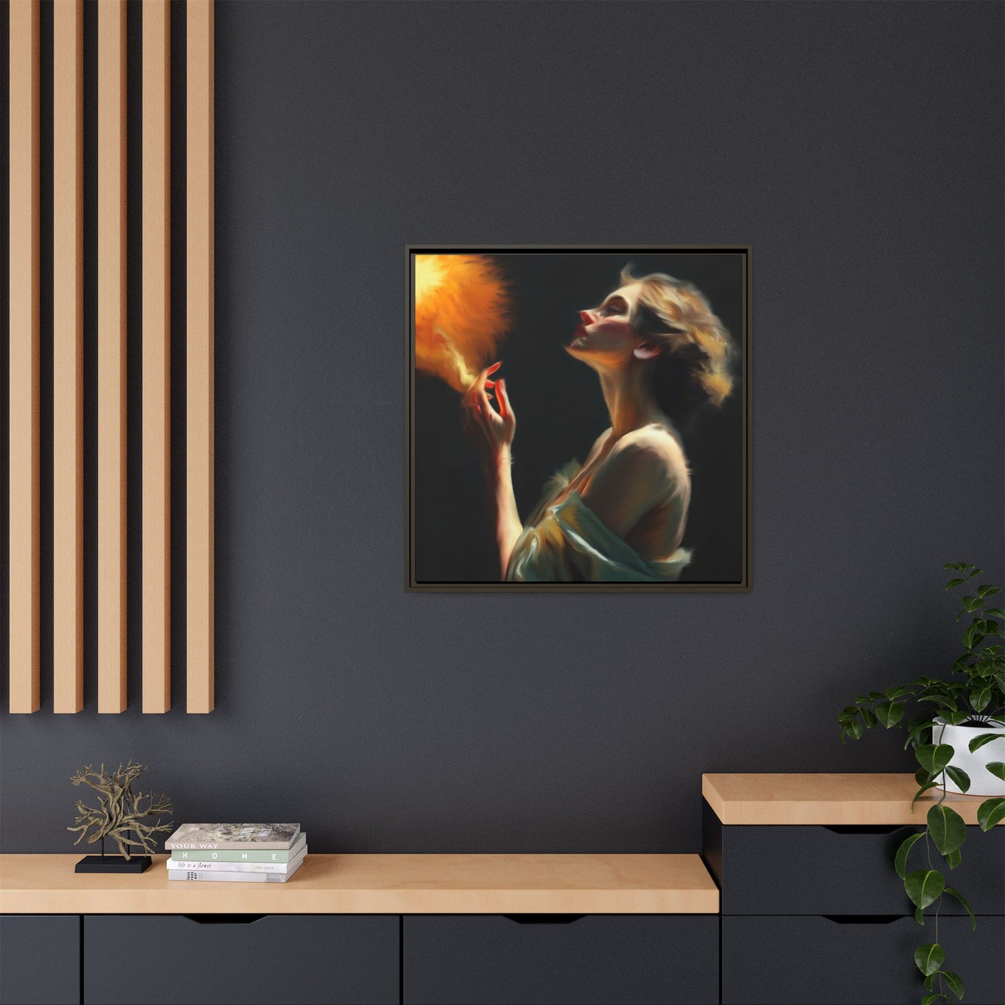 Framed Art Print, Digital Art Print, Elegant Matte Canvas, Modern Home Decor, Art for Living Room, Gift for Art Lovers, Stylish Wall Art