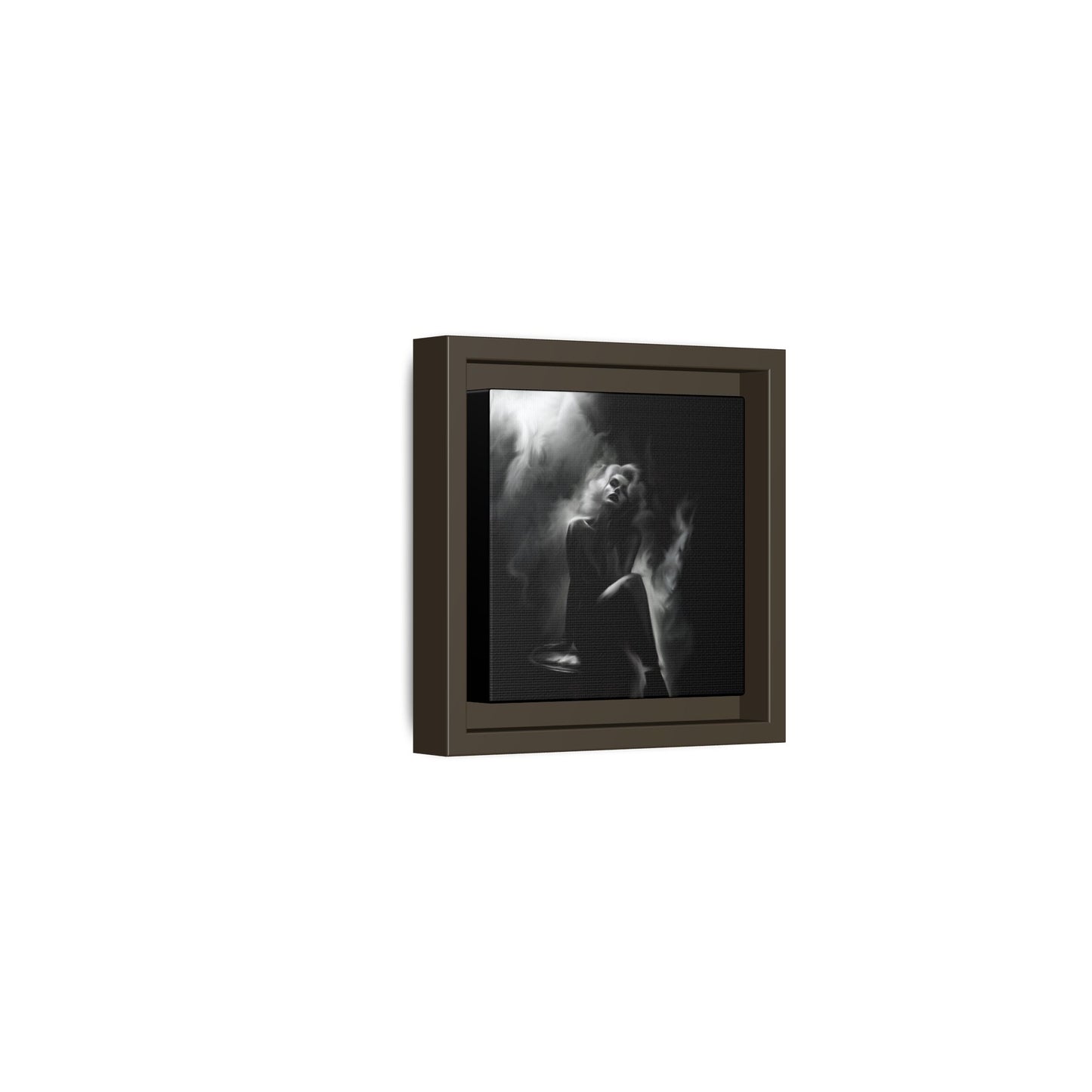 Elegant Woman Canvas Art, Digital Art Print, Abstract Black and White Wall Decor, Modern Home Decoration, Gift for Art Lovers