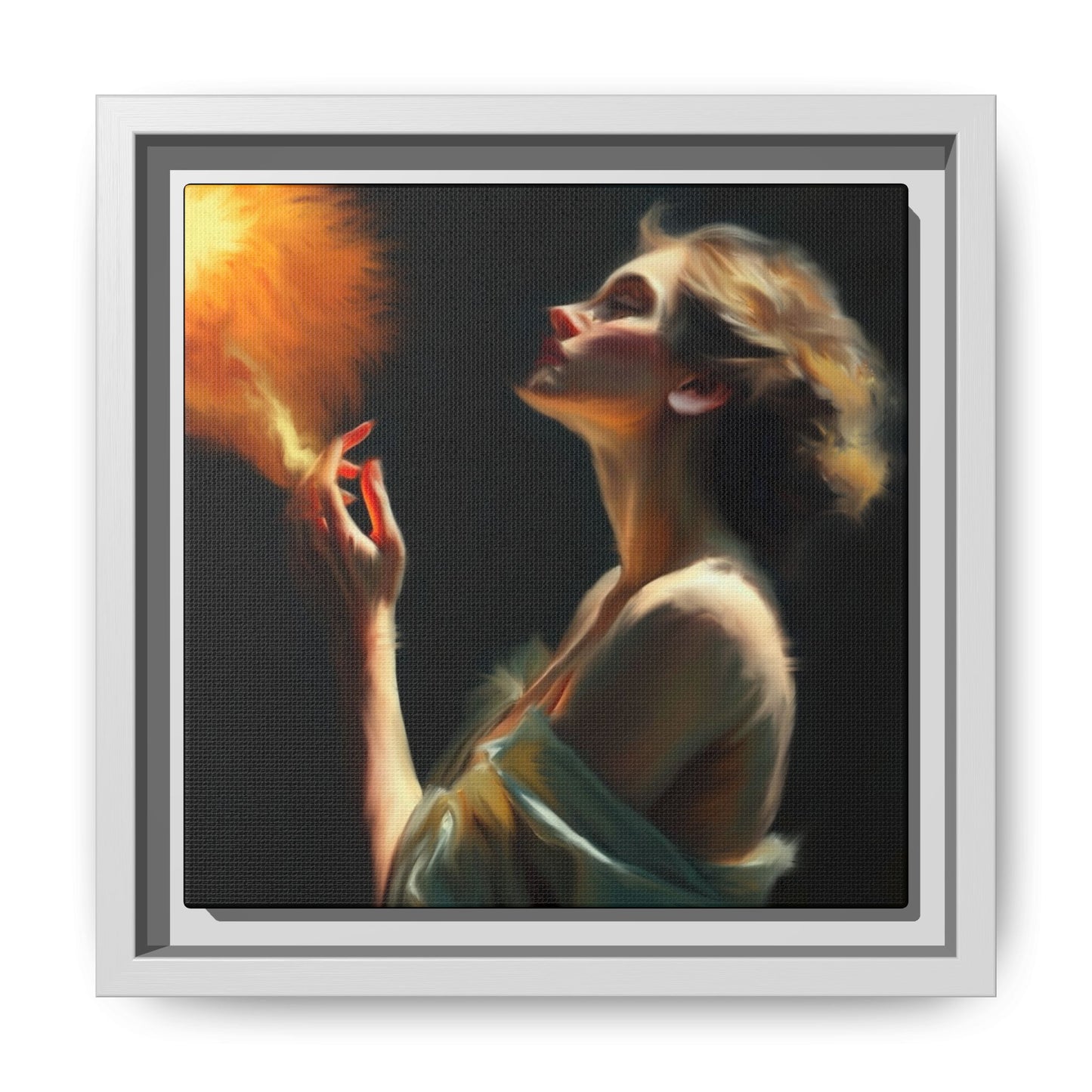 Framed Art Print, Digital Art Print, Elegant Matte Canvas, Modern Home Decor, Art for Living Room, Gift for Art Lovers, Stylish Wall Art