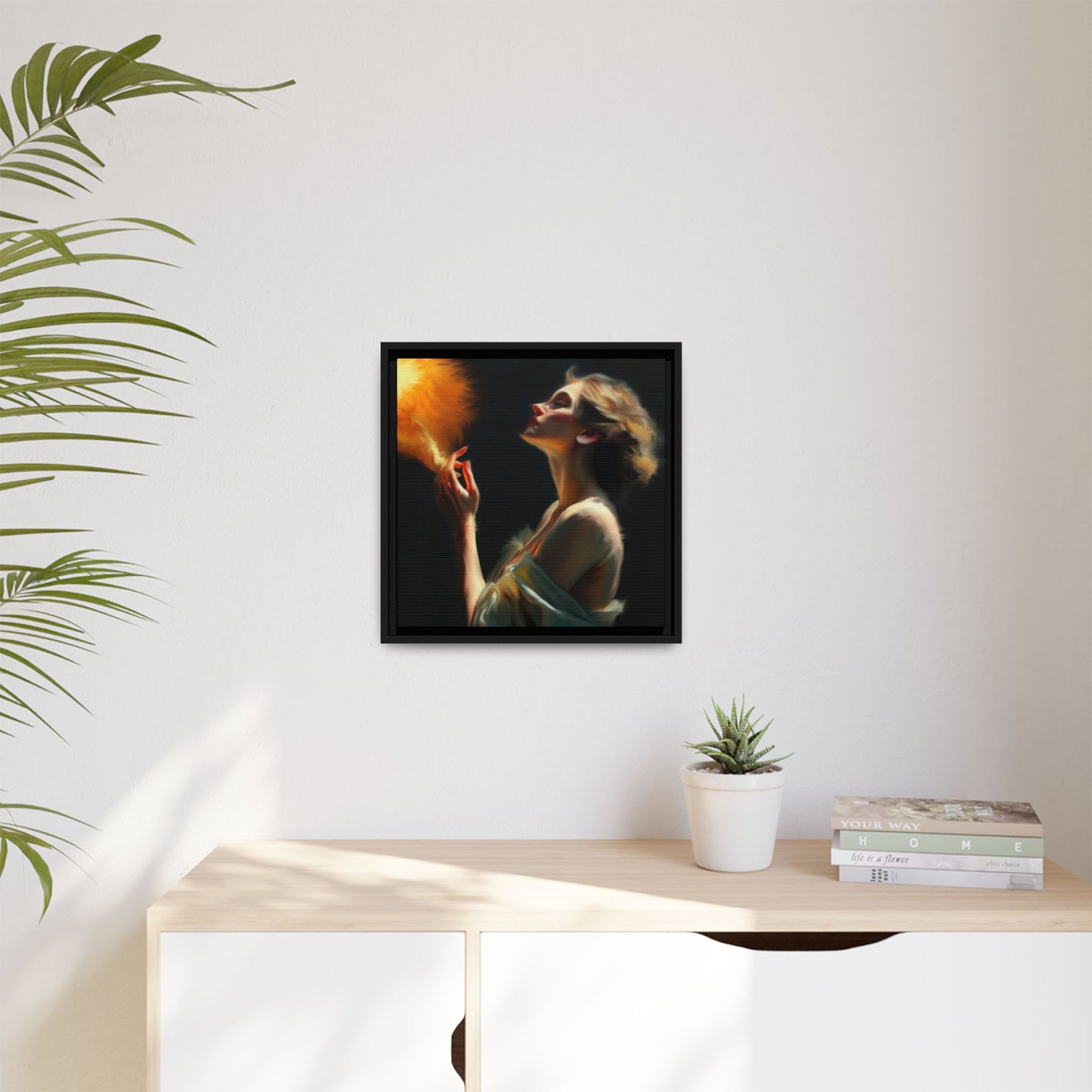 Framed Art Print, Digital Art Print, Elegant Matte Canvas, Modern Home Decor, Art for Living Room, Gift for Art Lovers, Stylish Wall Art