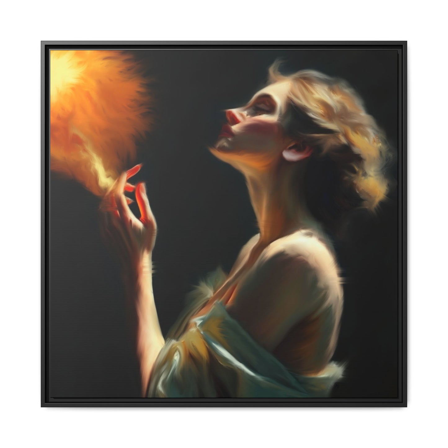 Framed Art Print, Digital Art Print, Elegant Matte Canvas, Modern Home Decor, Art for Living Room, Gift for Art Lovers, Stylish Wall Art