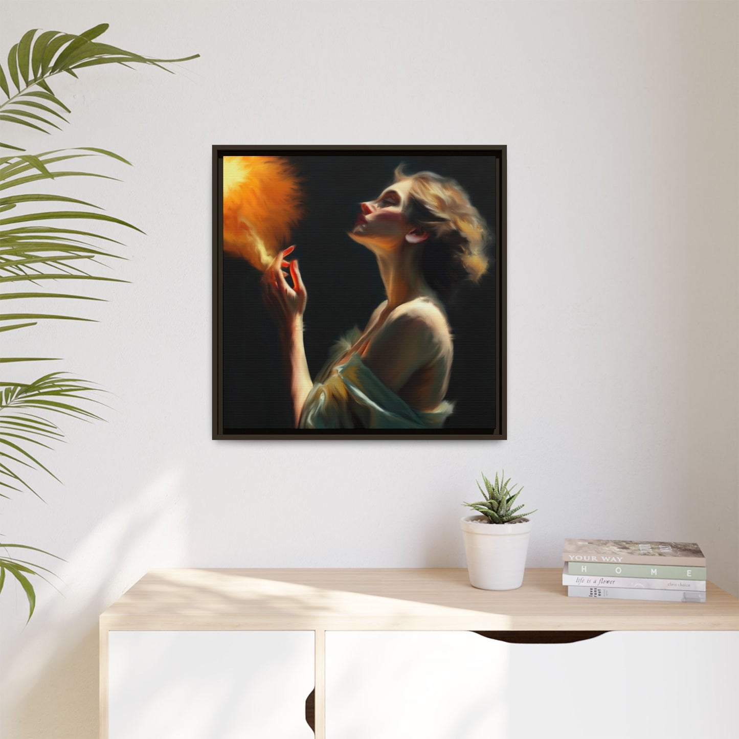 Framed Art Print, Digital Art Print, Elegant Matte Canvas, Modern Home Decor, Art for Living Room, Gift for Art Lovers, Stylish Wall Art