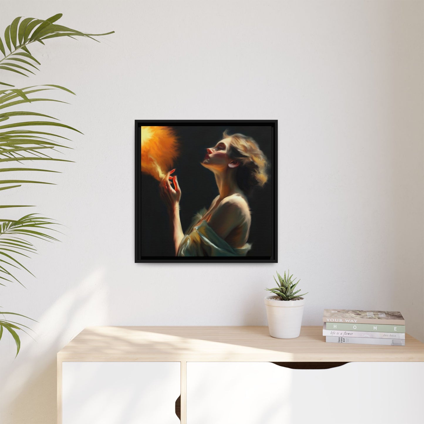 Framed Art Print, Digital Art Print, Elegant Matte Canvas, Modern Home Decor, Art for Living Room, Gift for Art Lovers, Stylish Wall Art