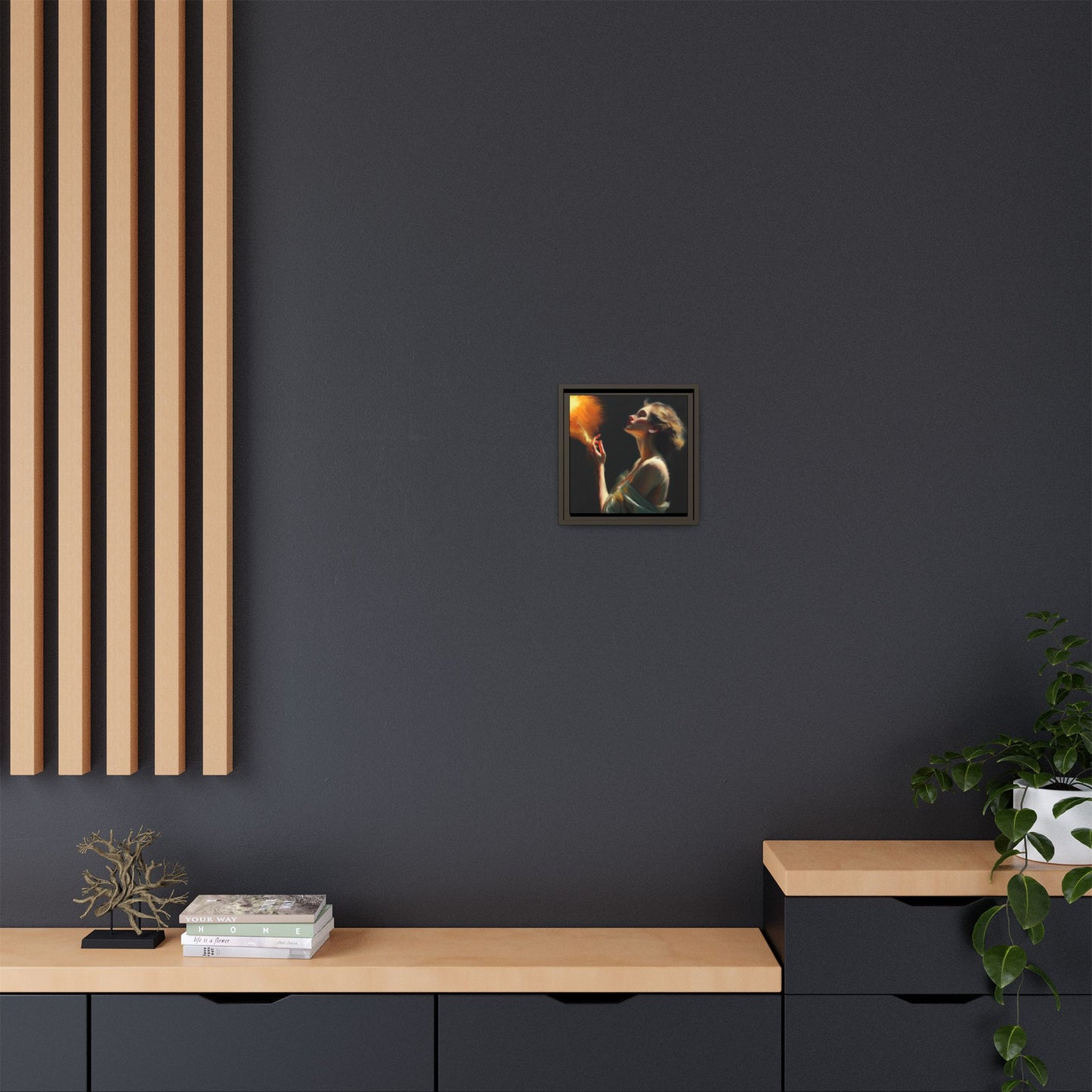 Framed Art Print, Digital Art Print, Elegant Matte Canvas, Modern Home Decor, Art for Living Room, Gift for Art Lovers, Stylish Wall Art