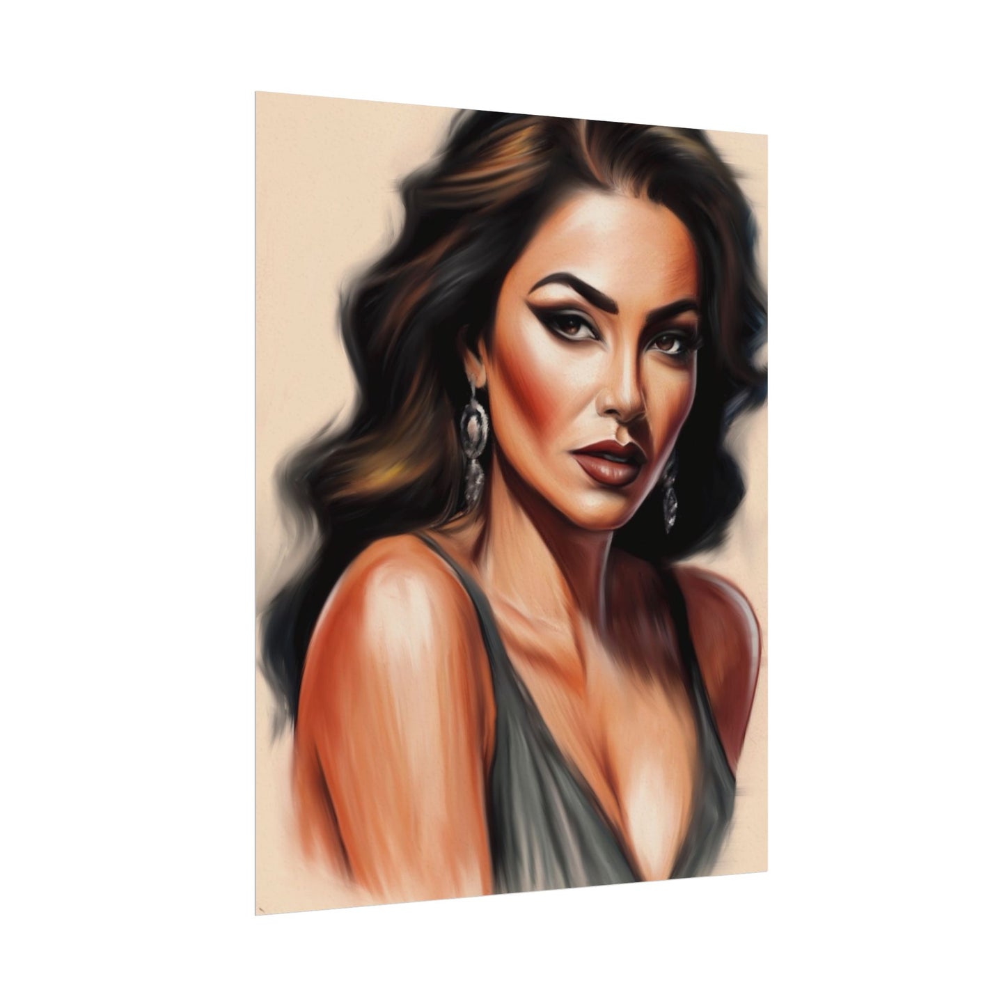 Elegant Watercolor Matte Poster - Stylish Home Decor Art