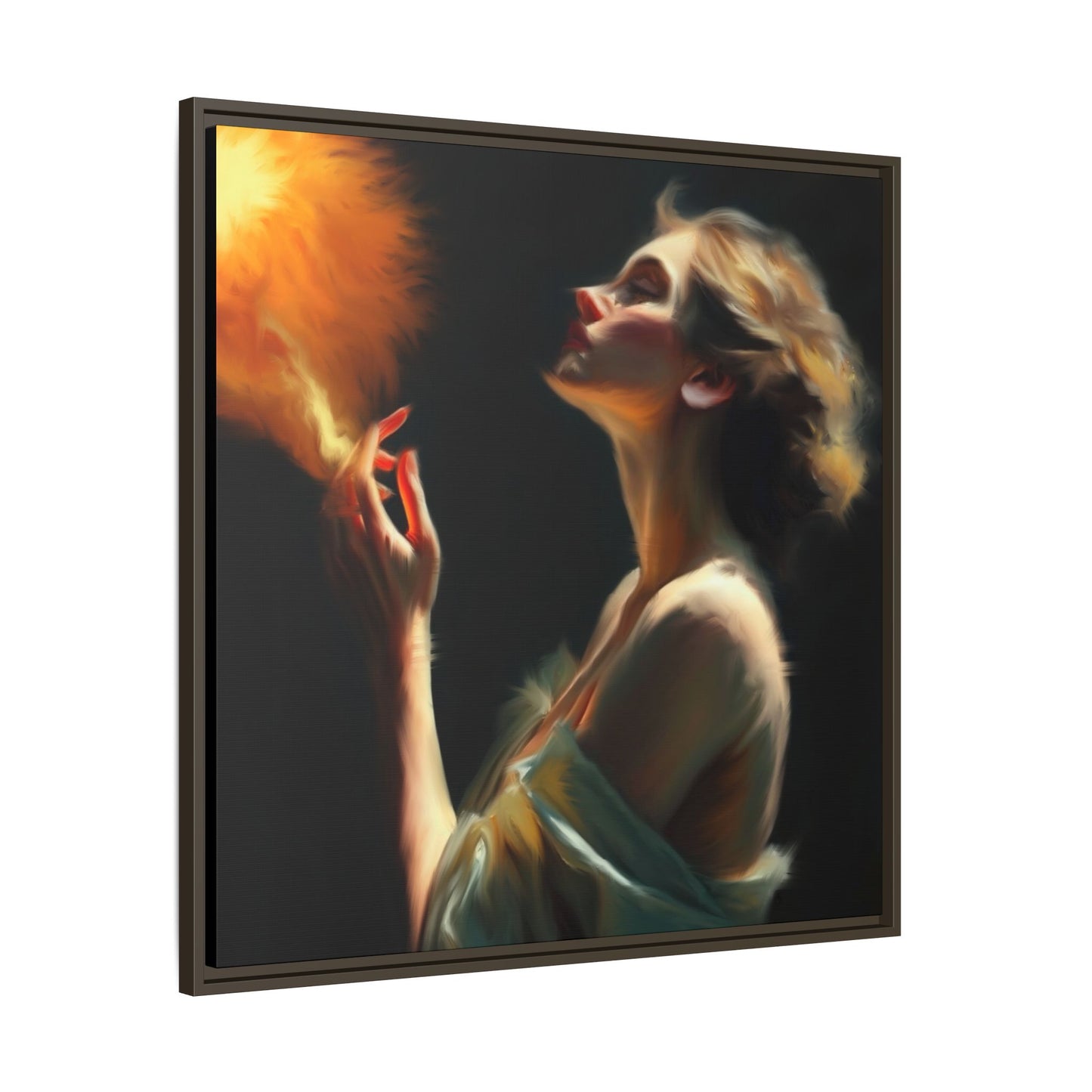 Framed Art Print, Digital Art Print, Elegant Matte Canvas, Modern Home Decor, Art for Living Room, Gift for Art Lovers, Stylish Wall Art