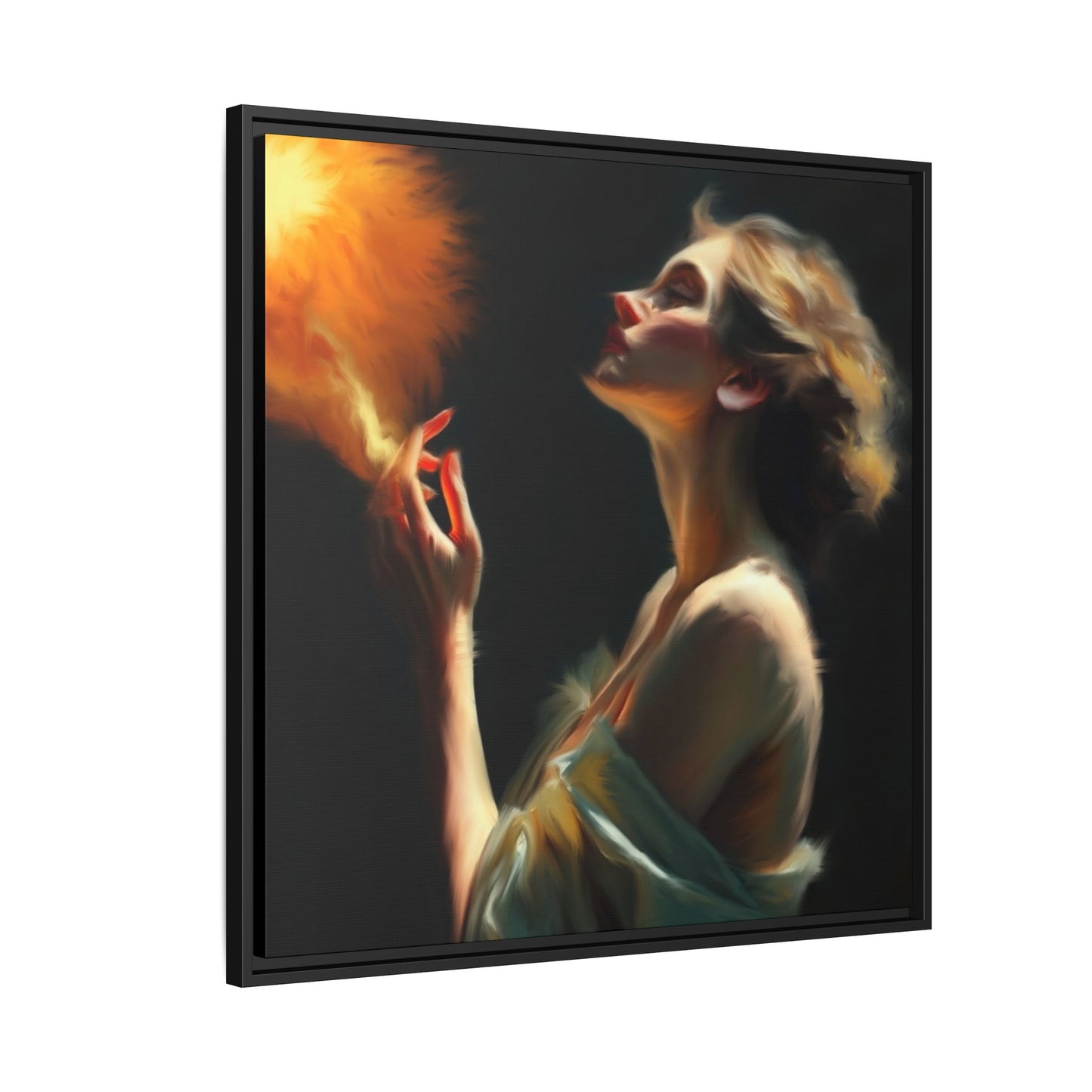Framed Art Print, Digital Art Print, Elegant Matte Canvas, Modern Home Decor, Art for Living Room, Gift for Art Lovers, Stylish Wall Art