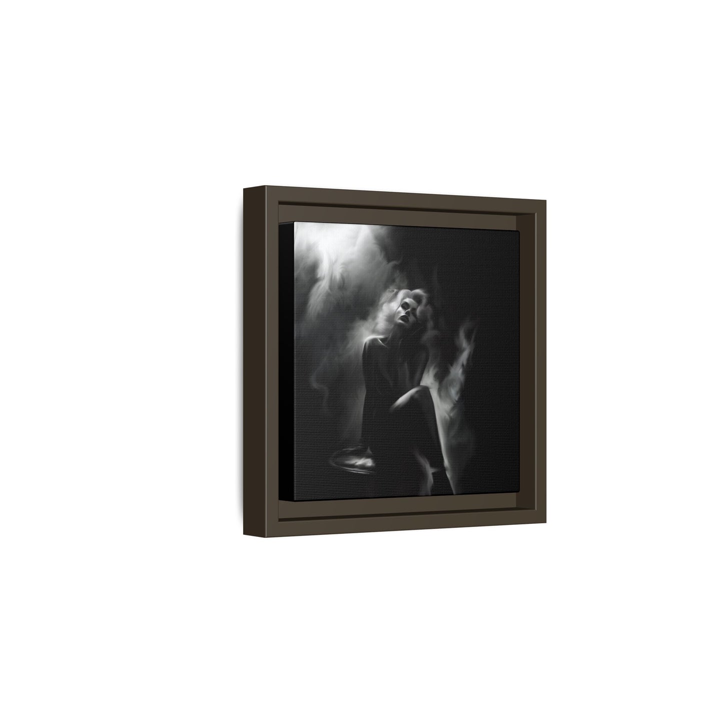 Elegant Woman Canvas Art, Digital Art Print, Abstract Black and White Wall Decor, Modern Home Decoration, Gift for Art Lovers