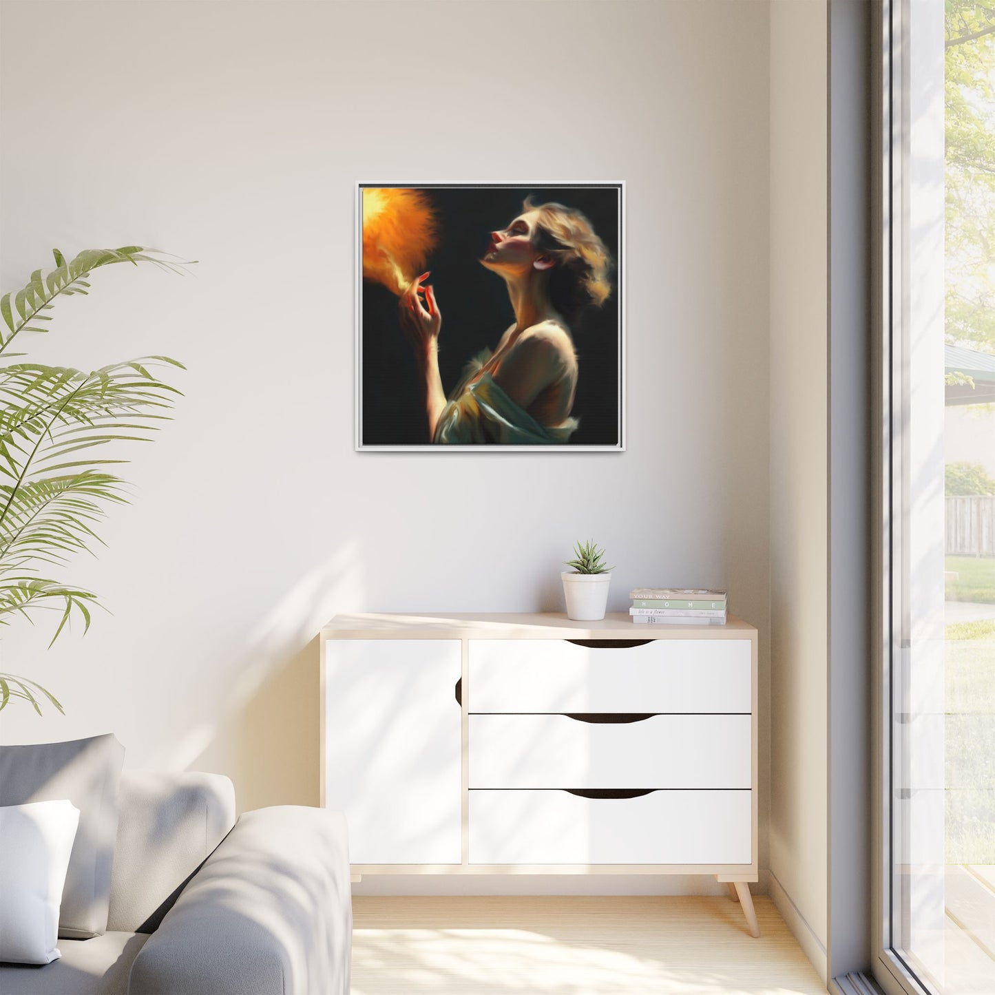 Framed Art Print, Digital Art Print, Elegant Matte Canvas, Modern Home Decor, Art for Living Room, Gift for Art Lovers, Stylish Wall Art