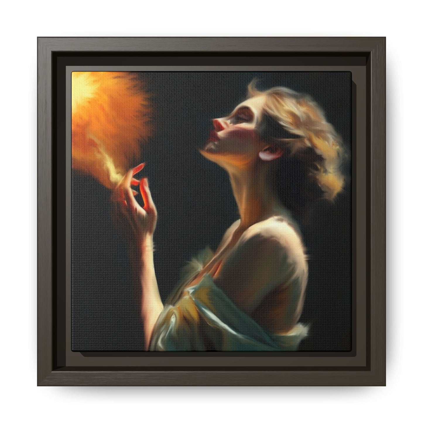Framed Art Print, Digital Art Print, Elegant Matte Canvas, Modern Home Decor, Art for Living Room, Gift for Art Lovers, Stylish Wall Art