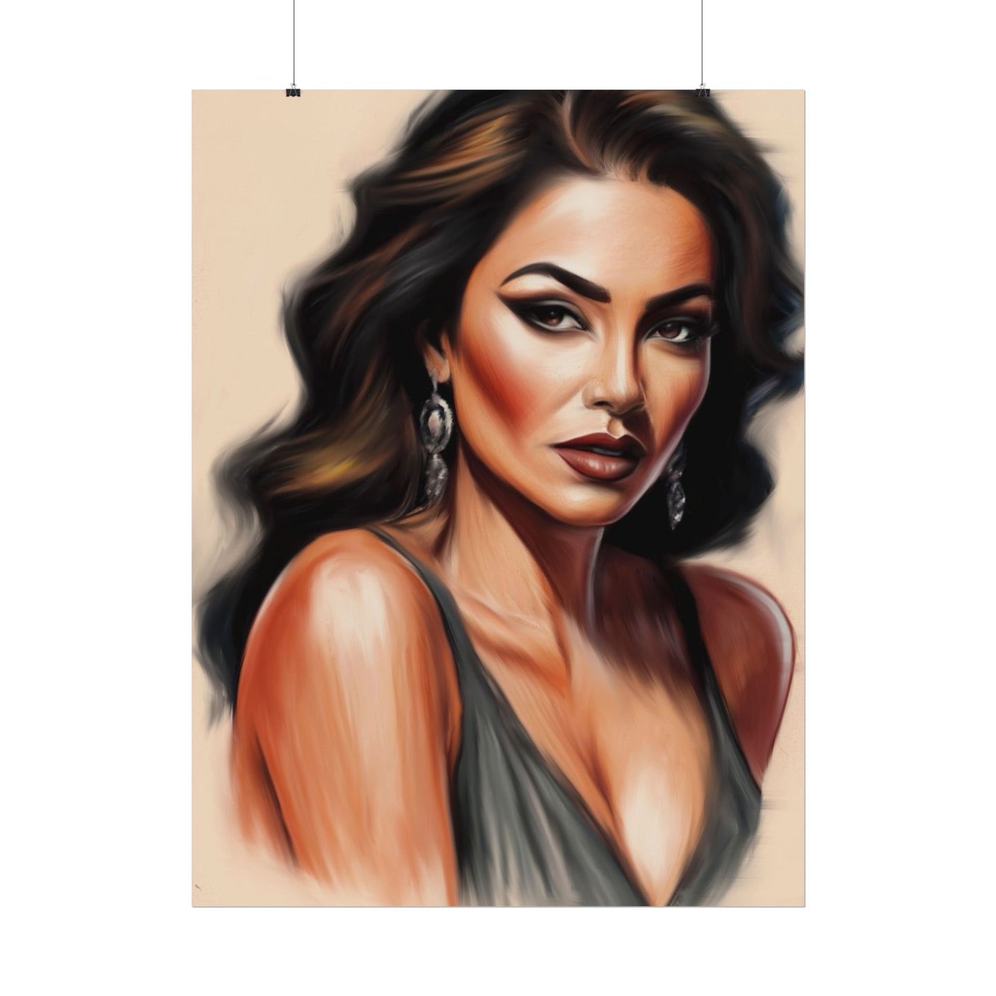 Elegant Watercolor Matte Poster - Stylish Home Decor Art