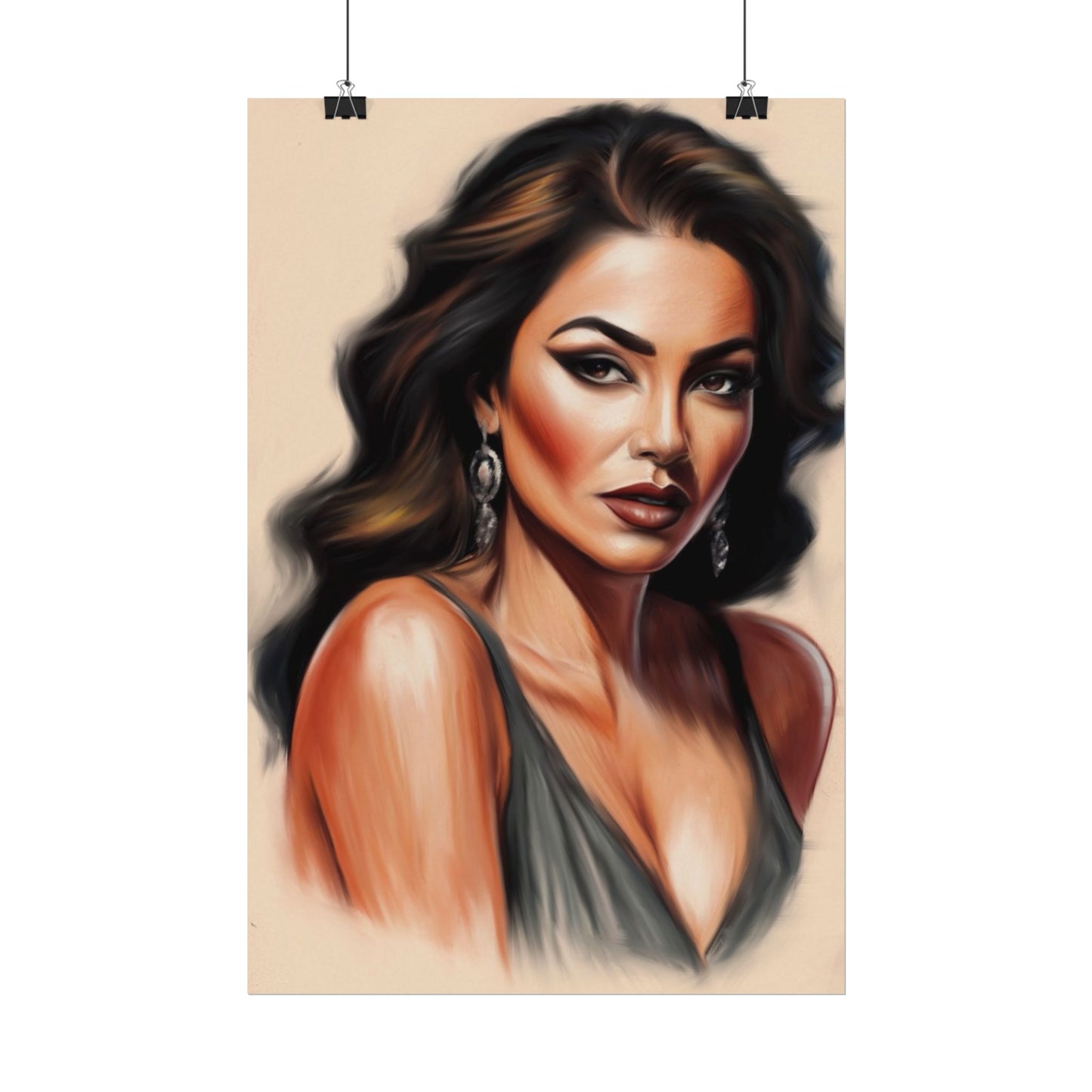 Elegant Watercolor Matte Poster - Stylish Home Decor Art