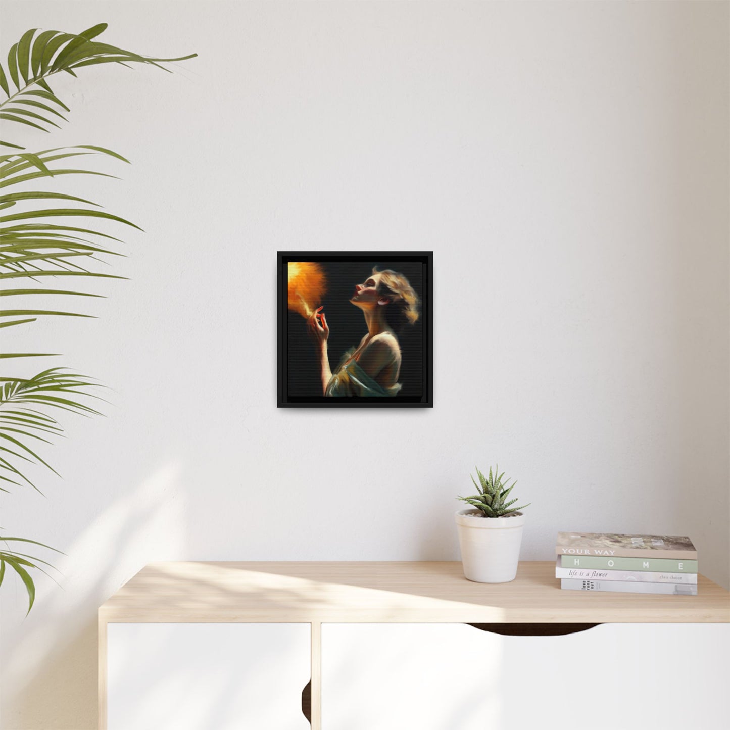 Framed Art Print, Digital Art Print, Elegant Matte Canvas, Modern Home Decor, Art for Living Room, Gift for Art Lovers, Stylish Wall Art