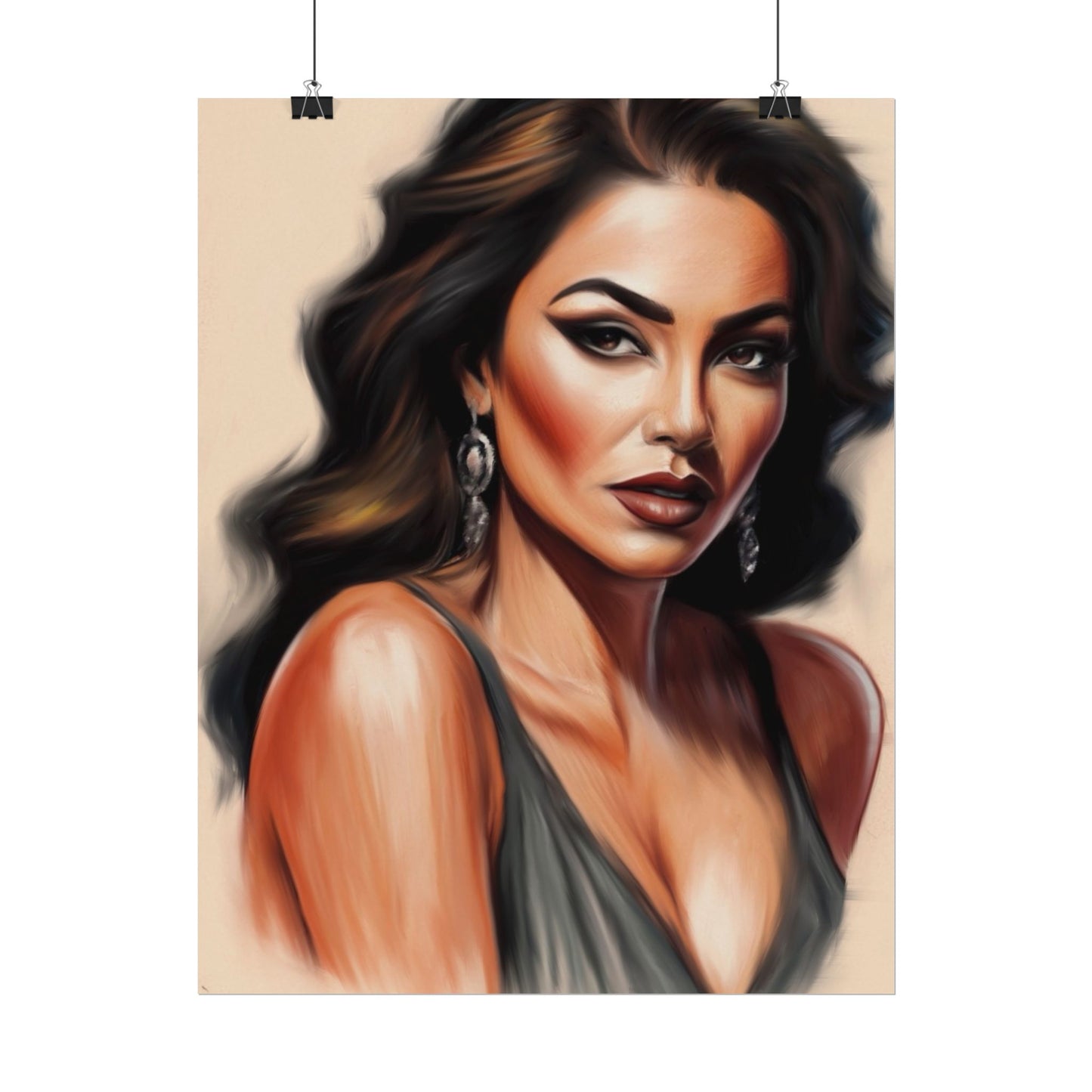 Elegant Watercolor Matte Poster - Stylish Home Decor Art