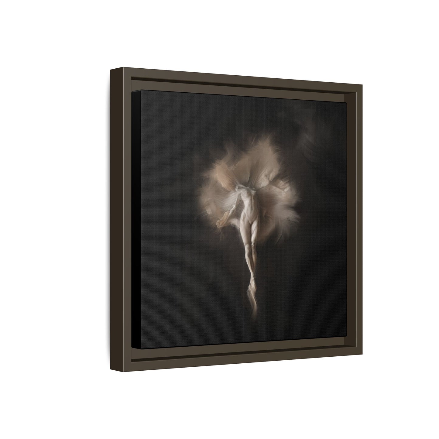 Elegant Framed Canvas Art, Ethereal Dancer Wall Decor, Home Aesthetic, Ballet Art, Gift for Dance Lovers, Living Room Decoration