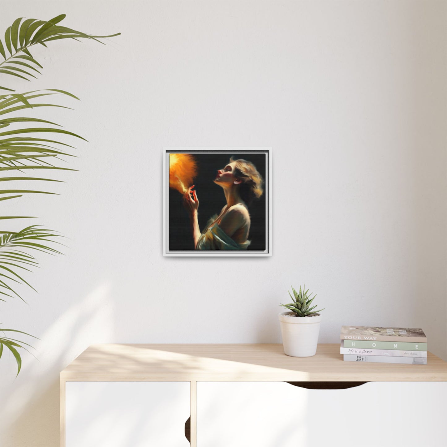 Framed Art Print, Digital Art Print, Elegant Matte Canvas, Modern Home Decor, Art for Living Room, Gift for Art Lovers, Stylish Wall Art
