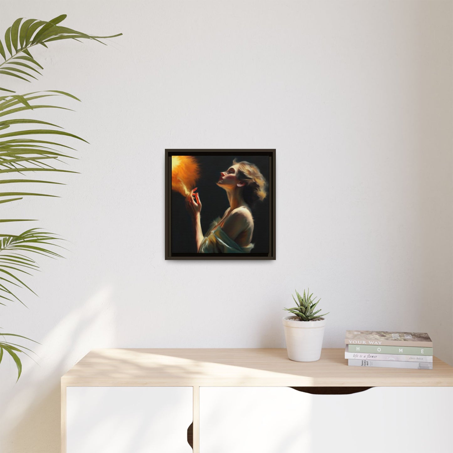 Framed Art Print, Digital Art Print, Elegant Matte Canvas, Modern Home Decor, Art for Living Room, Gift for Art Lovers, Stylish Wall Art