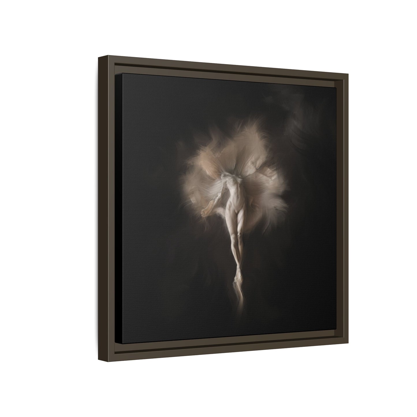 Elegant Framed Canvas Art, Ethereal Dancer Wall Decor, Home Aesthetic, Ballet Art, Gift for Dance Lovers, Living Room Decoration