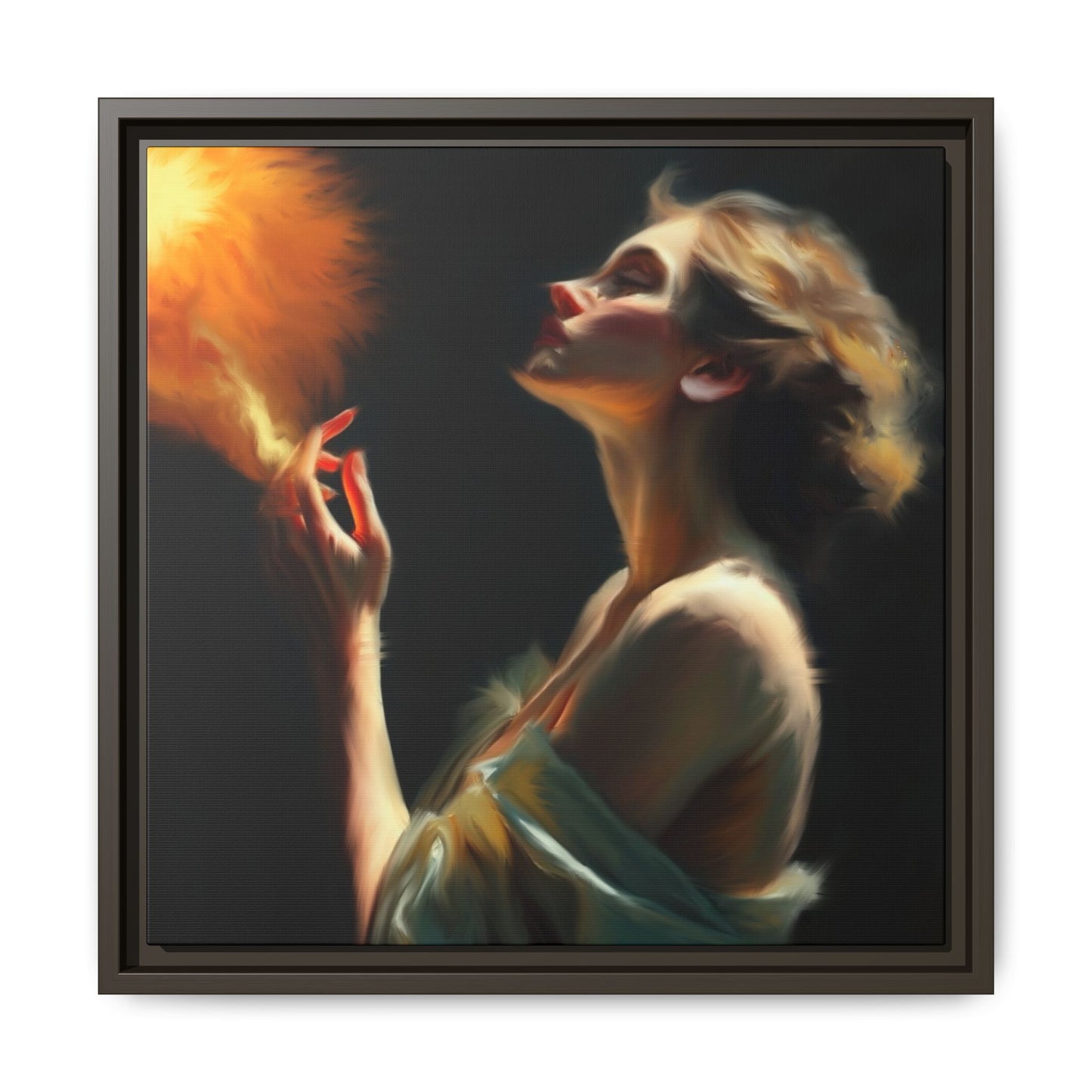 Framed Art Print, Digital Art Print, Elegant Matte Canvas, Modern Home Decor, Art for Living Room, Gift for Art Lovers, Stylish Wall Art