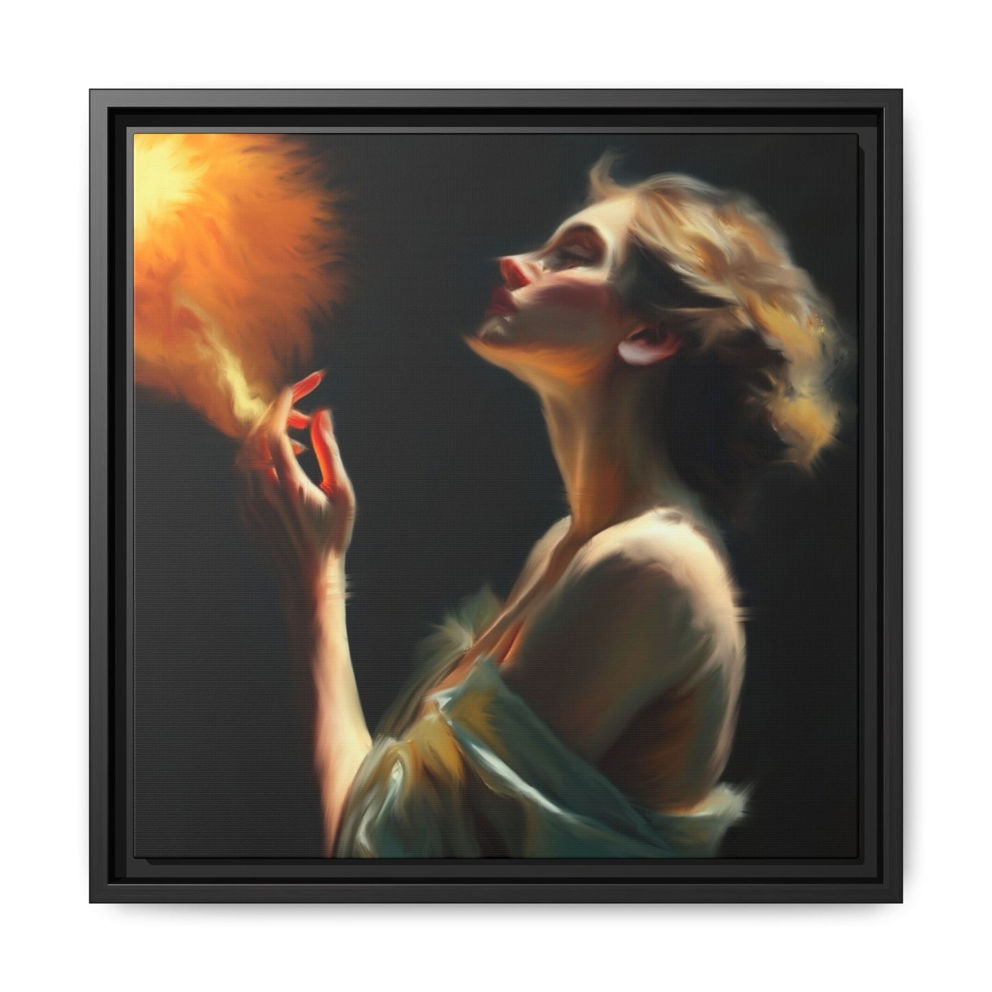 Framed Art Print, Digital Art Print, Elegant Matte Canvas, Modern Home Decor, Art for Living Room, Gift for Art Lovers, Stylish Wall Art