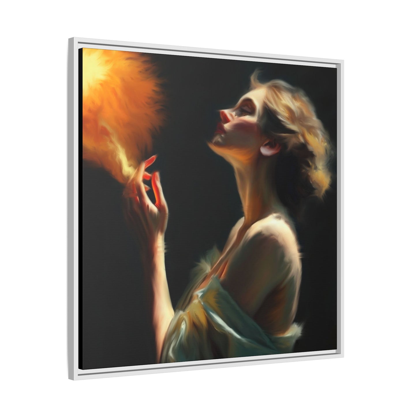 Framed Art Print, Digital Art Print, Elegant Matte Canvas, Modern Home Decor, Art for Living Room, Gift for Art Lovers, Stylish Wall Art