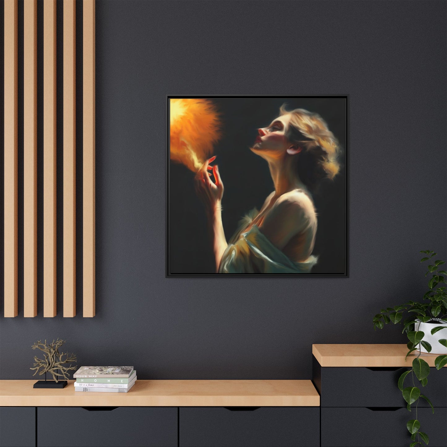 Framed Art Print, Digital Art Print, Elegant Matte Canvas, Modern Home Decor, Art for Living Room, Gift for Art Lovers, Stylish Wall Art