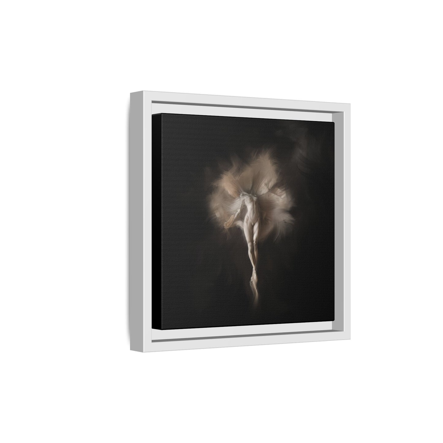 Elegant Framed Canvas Art, Ethereal Dancer Wall Decor, Home Aesthetic, Ballet Art, Gift for Dance Lovers, Living Room Decoration