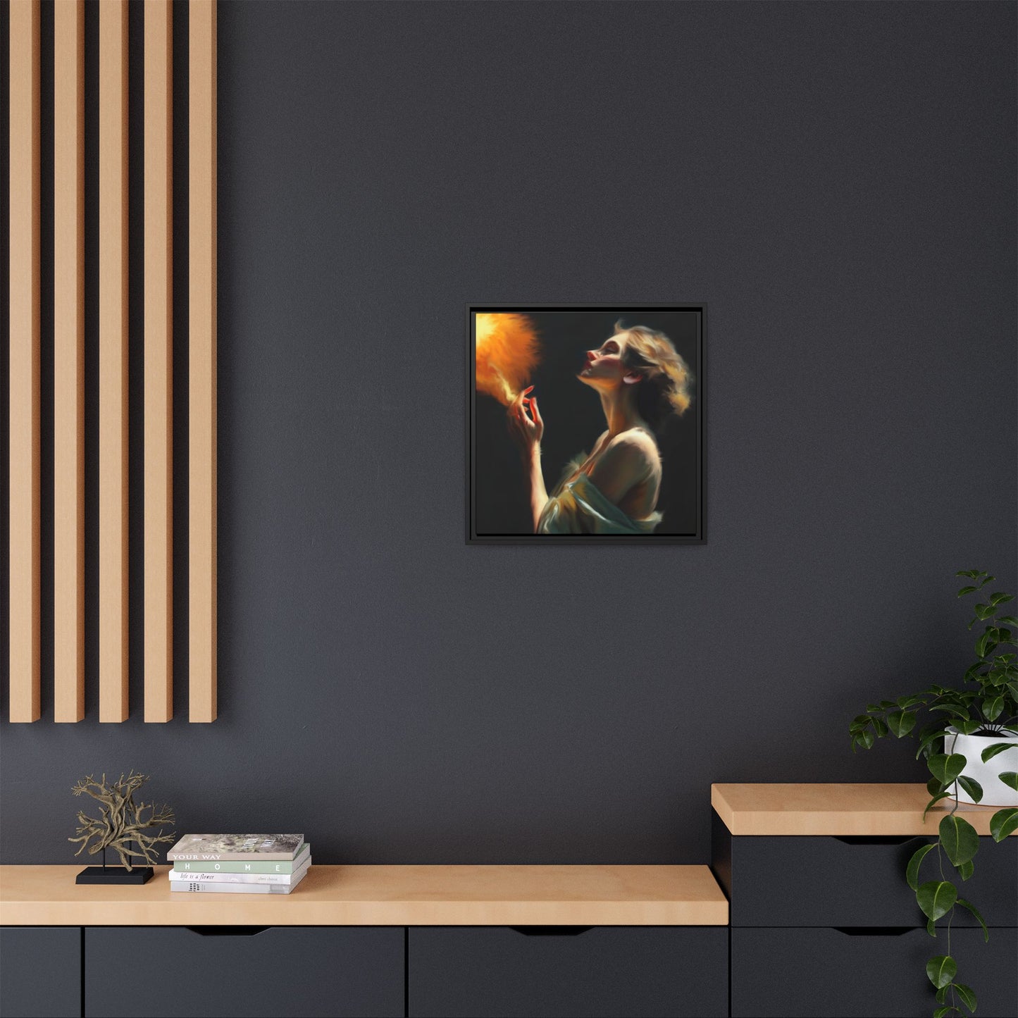 Framed Art Print, Digital Art Print, Elegant Matte Canvas, Modern Home Decor, Art for Living Room, Gift for Art Lovers, Stylish Wall Art
