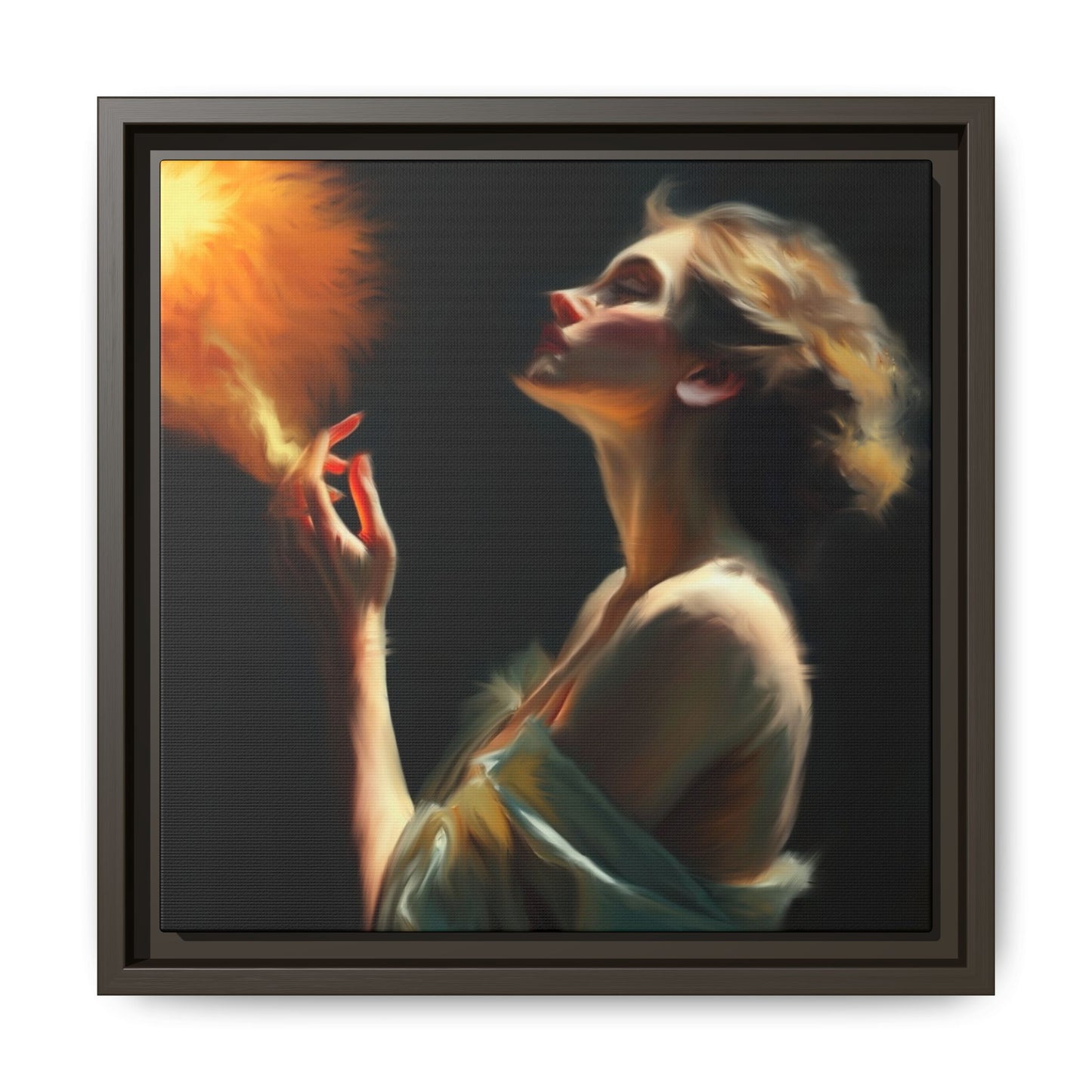 Framed Art Print, Digital Art Print, Elegant Matte Canvas, Modern Home Decor, Art for Living Room, Gift for Art Lovers, Stylish Wall Art