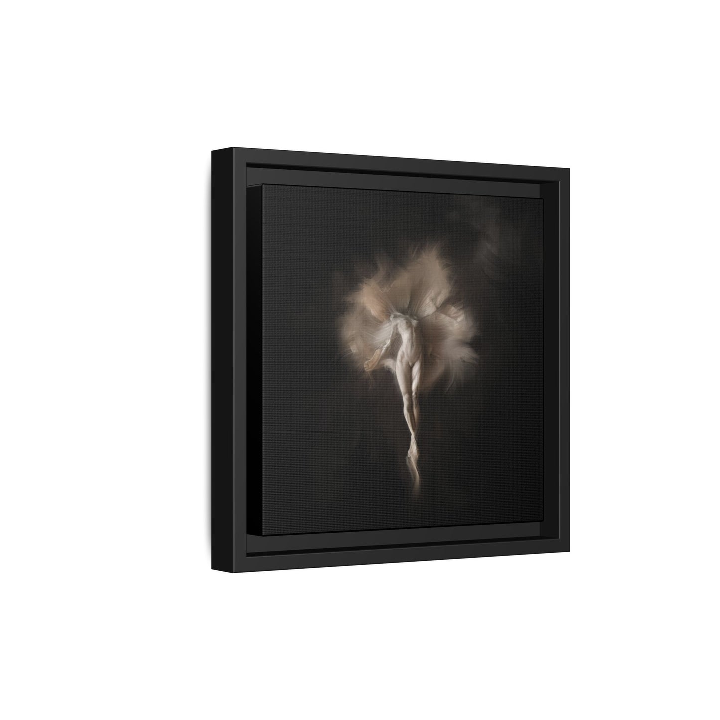 Elegant Framed Canvas Art, Ethereal Dancer Wall Decor, Home Aesthetic, Ballet Art, Gift for Dance Lovers, Living Room Decoration