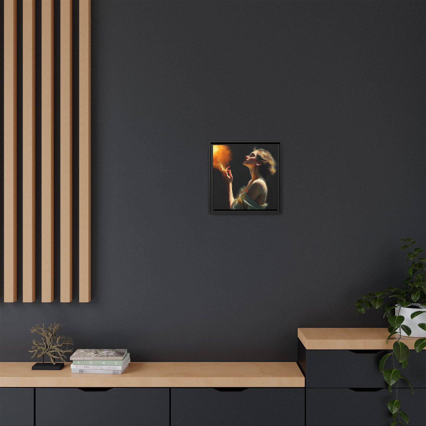 Framed Art Print, Digital Art Print, Elegant Matte Canvas, Modern Home Decor, Art for Living Room, Gift for Art Lovers, Stylish Wall Art