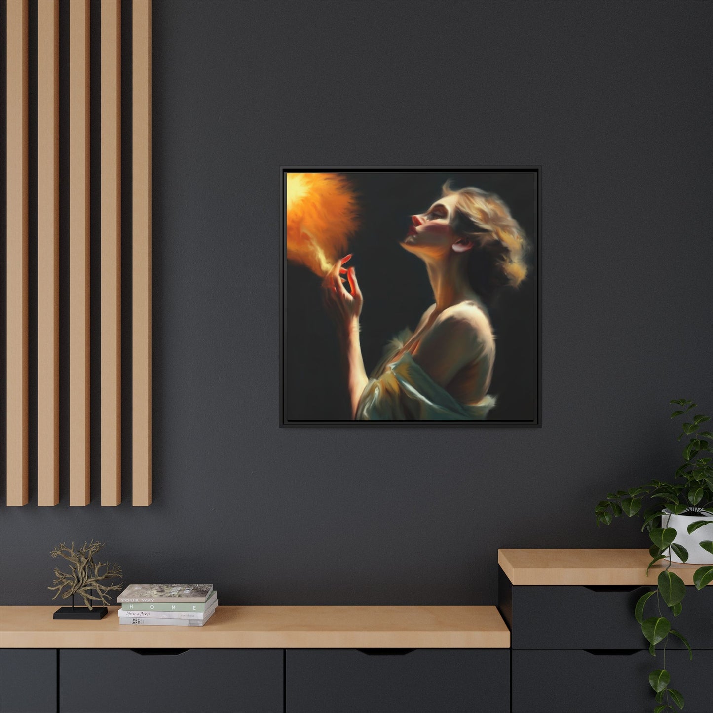 Framed Art Print, Digital Art Print, Elegant Matte Canvas, Modern Home Decor, Art for Living Room, Gift for Art Lovers, Stylish Wall Art