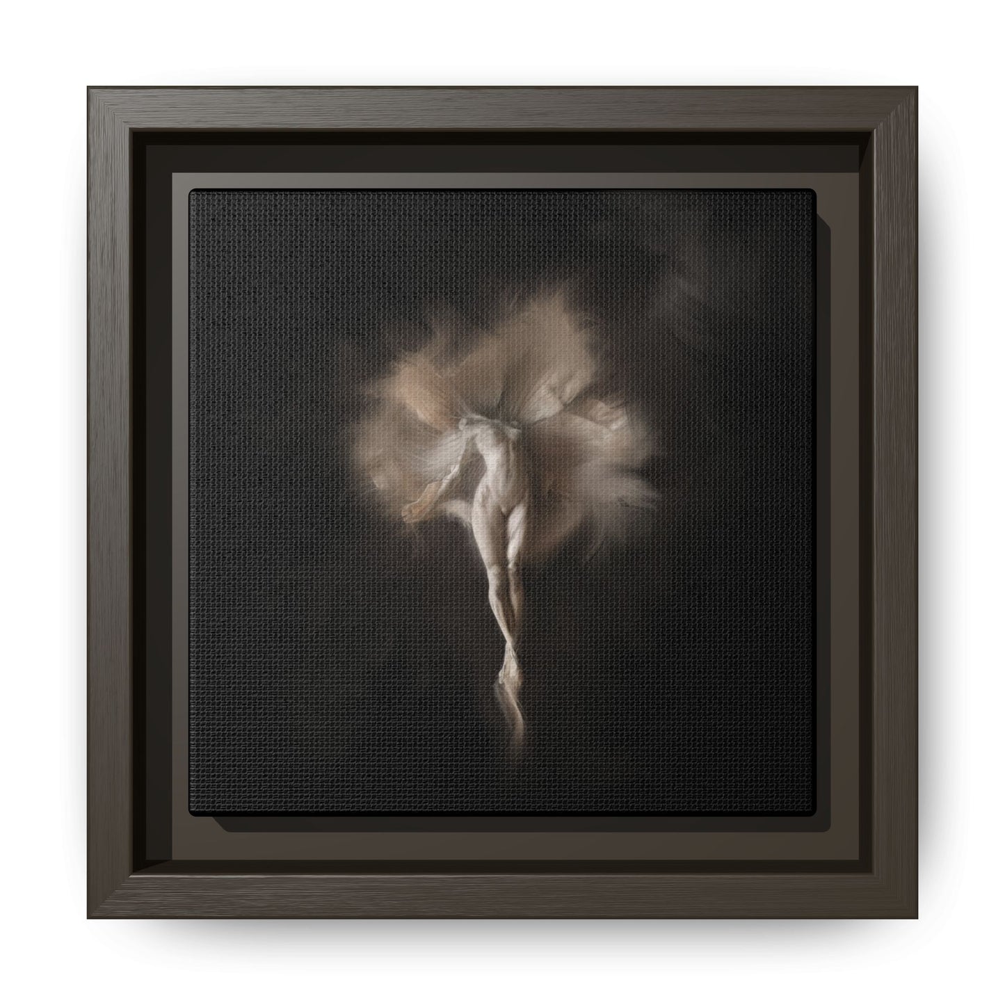 Elegant Framed Canvas Art, Ethereal Dancer Wall Decor, Home Aesthetic, Ballet Art, Gift for Dance Lovers, Living Room Decoration