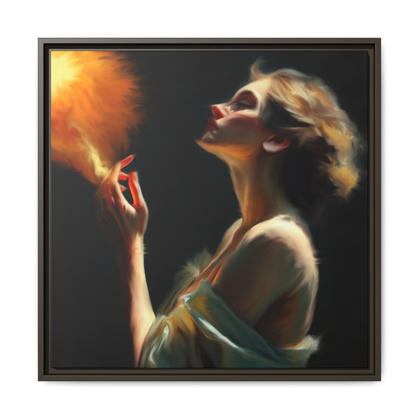 Framed Art Print, Digital Art Print, Elegant Matte Canvas, Modern Home Decor, Art for Living Room, Gift for Art Lovers, Stylish Wall Art