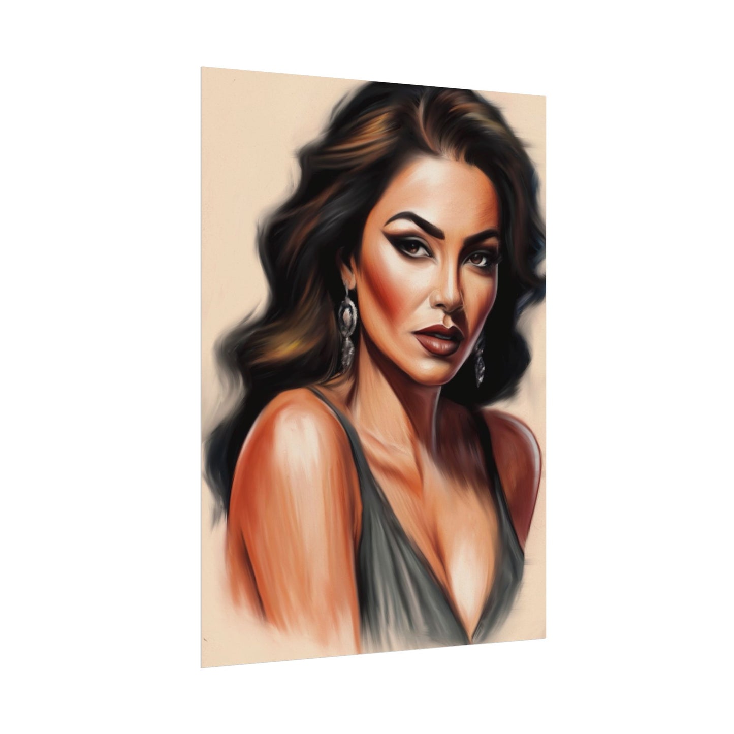 Elegant Watercolor Matte Poster - Stylish Home Decor Art