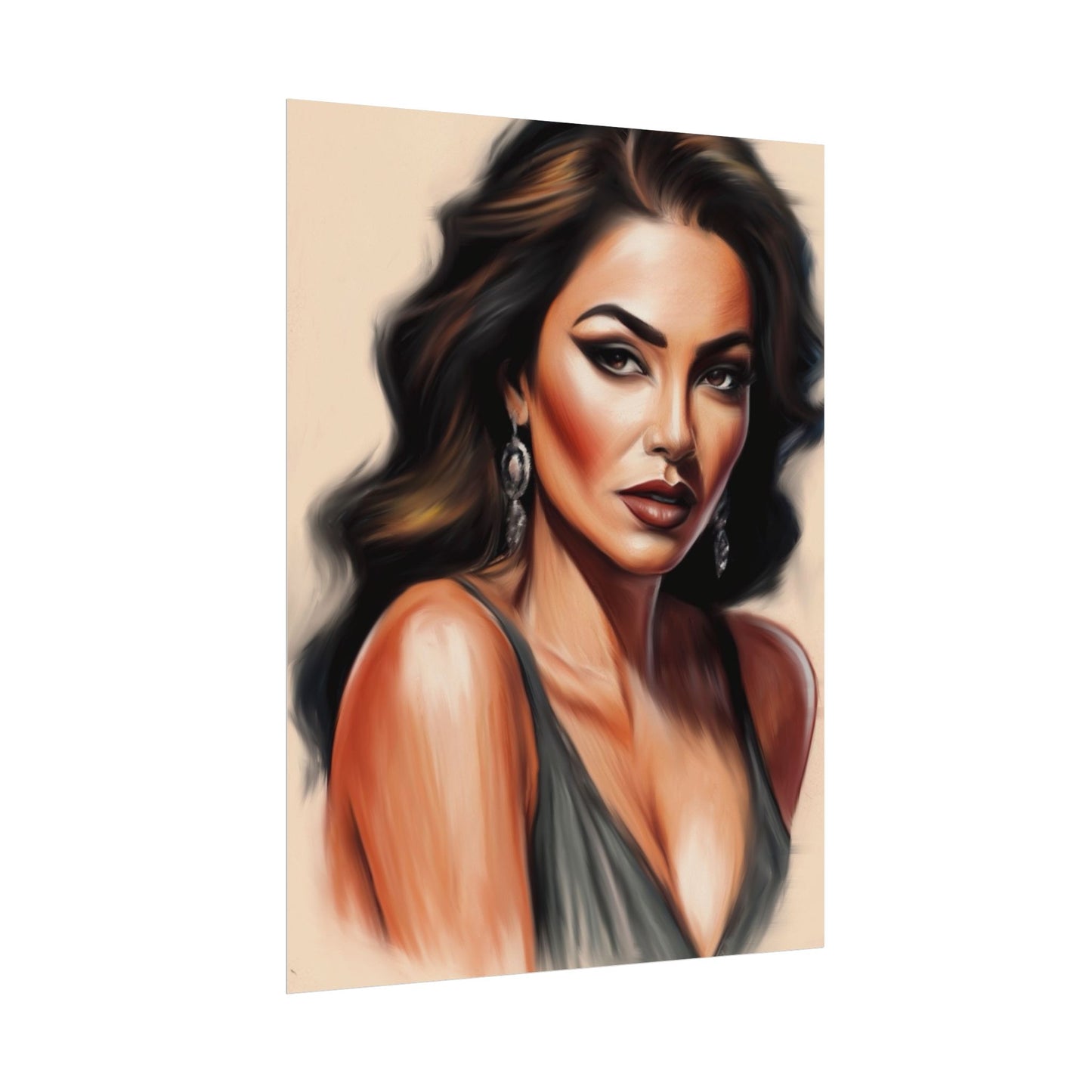 Elegant Watercolor Matte Poster - Stylish Home Decor Art
