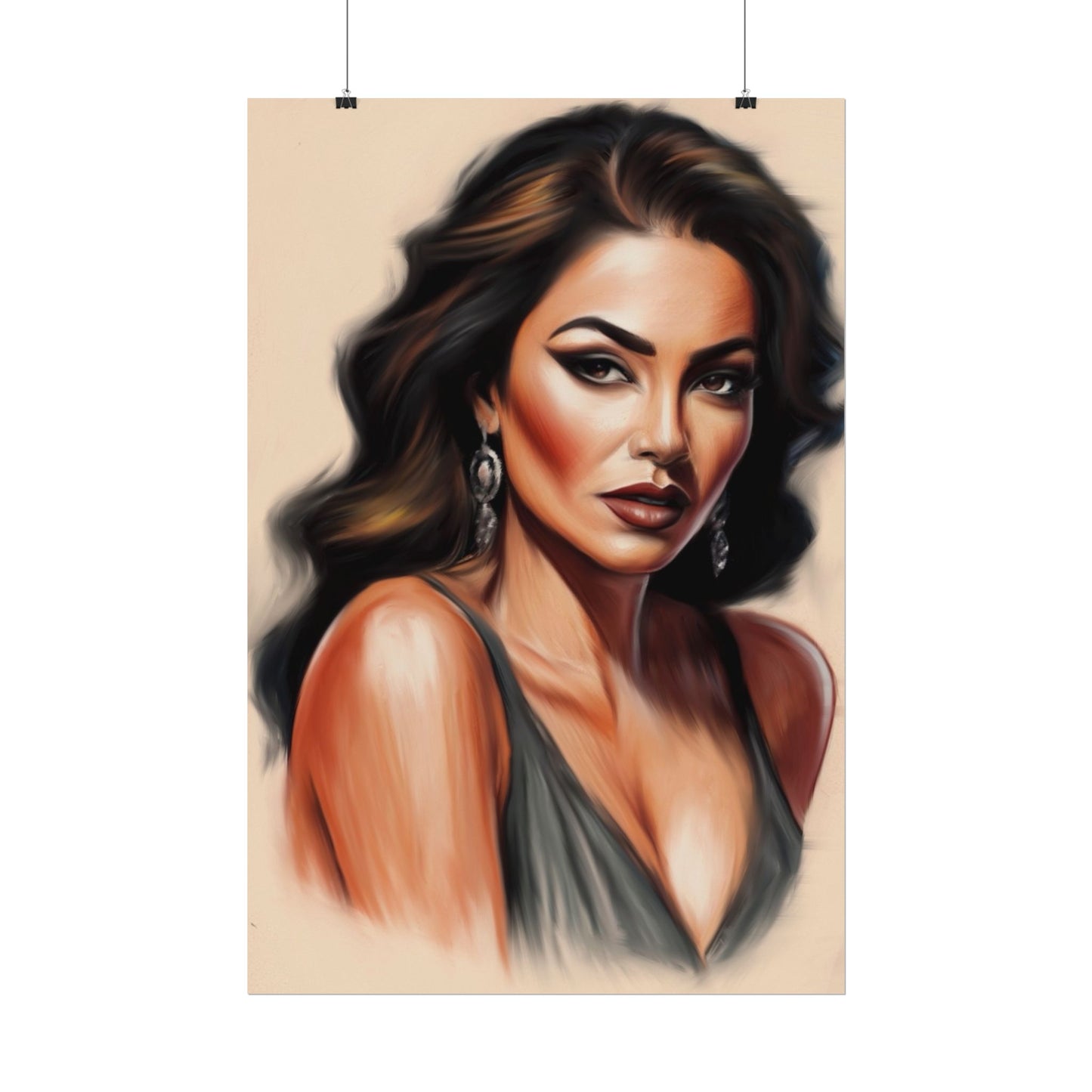 Elegant Watercolor Matte Poster - Stylish Home Decor Art