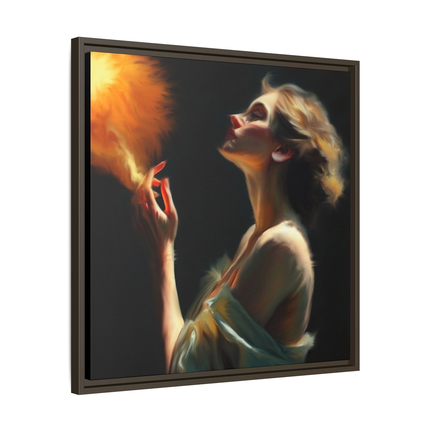 Framed Art Print, Digital Art Print, Elegant Matte Canvas, Modern Home Decor, Art for Living Room, Gift for Art Lovers, Stylish Wall Art