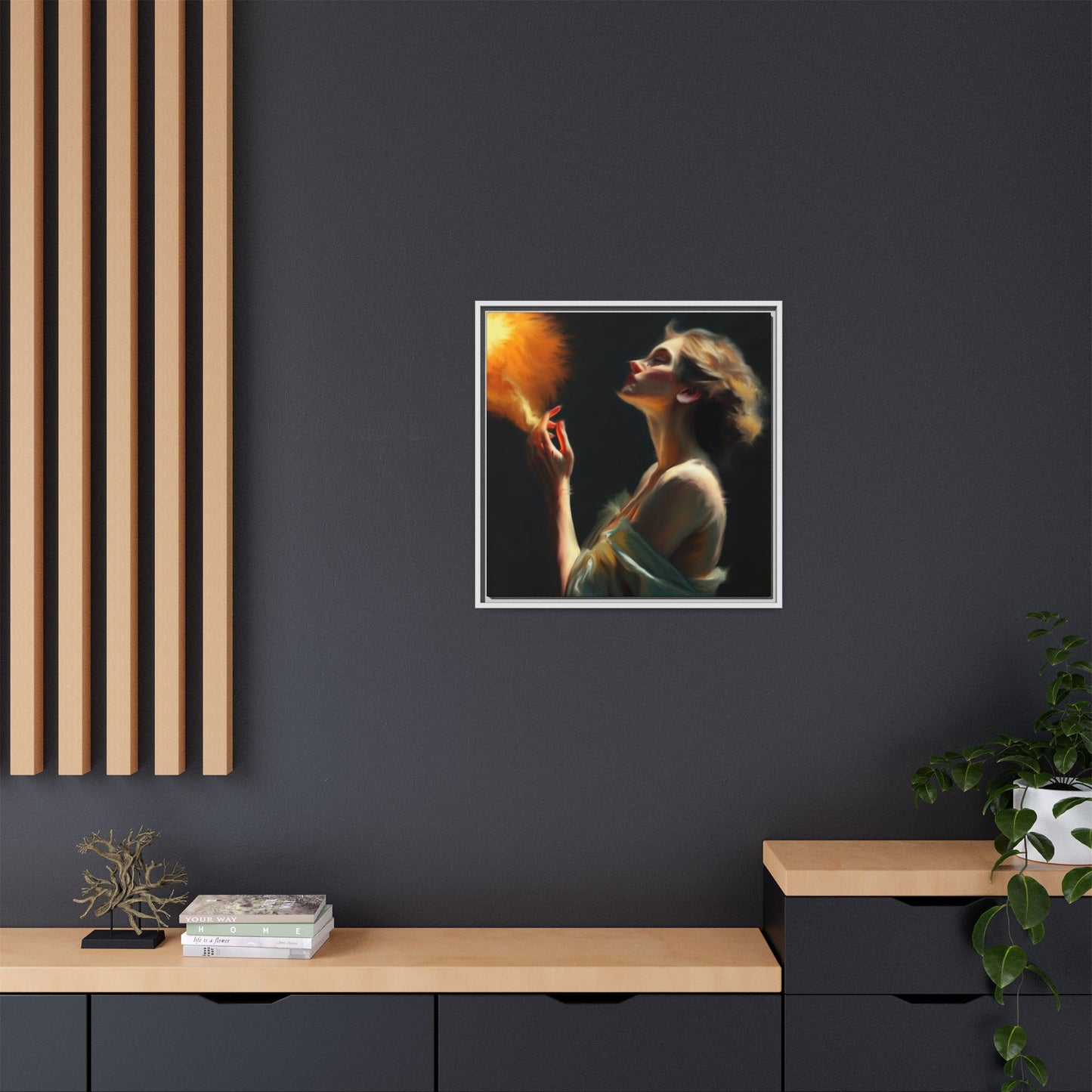 Framed Art Print, Digital Art Print, Elegant Matte Canvas, Modern Home Decor, Art for Living Room, Gift for Art Lovers, Stylish Wall Art