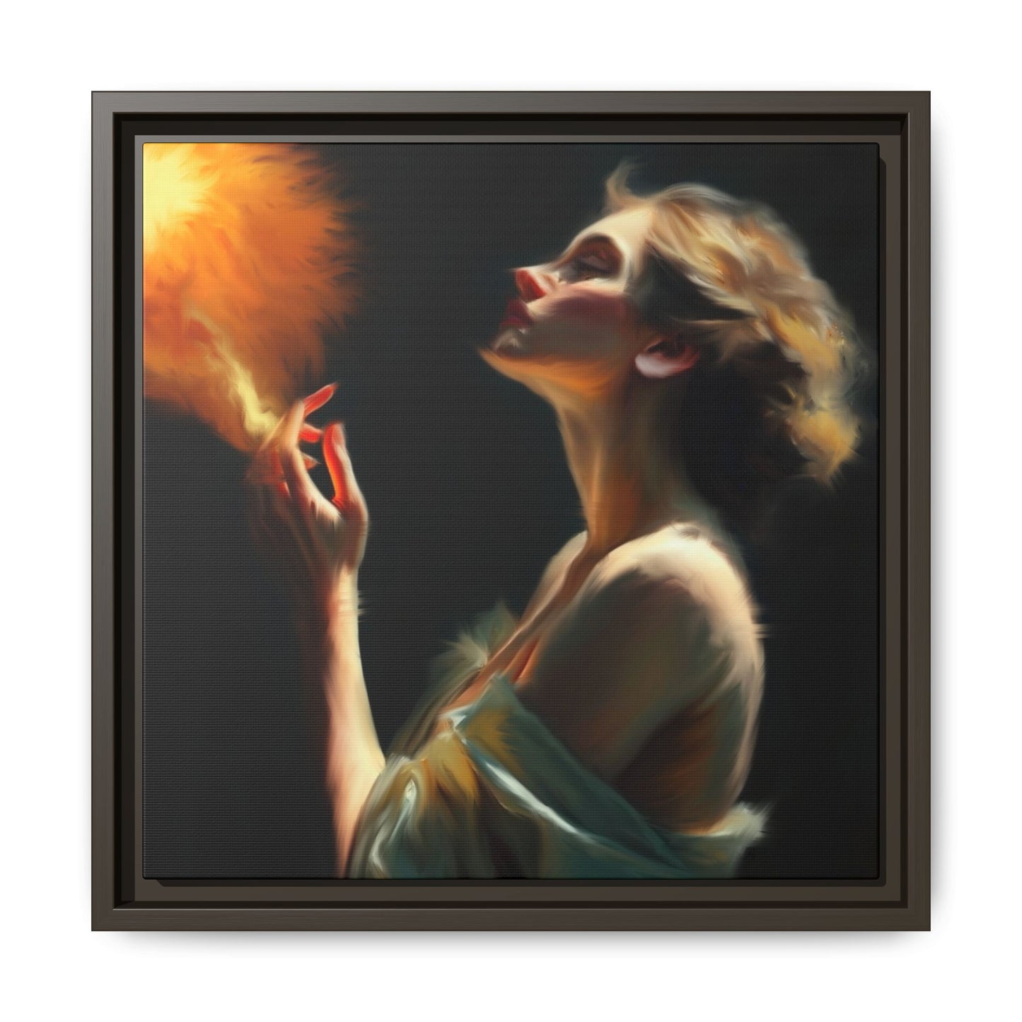 Framed Art Print, Digital Art Print, Elegant Matte Canvas, Modern Home Decor, Art for Living Room, Gift for Art Lovers, Stylish Wall Art